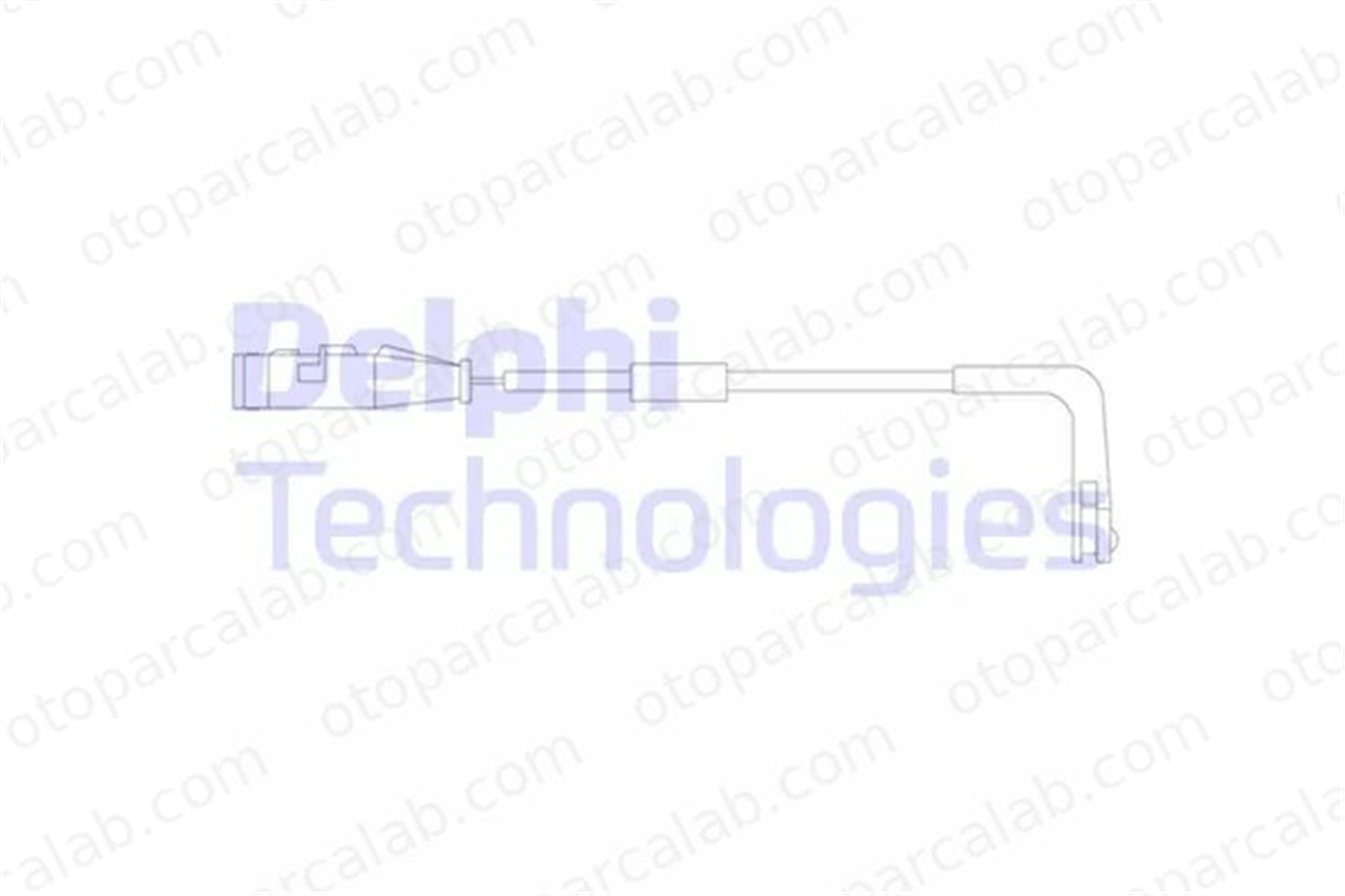 DELPHI LZ0187 Balata İkaz Kablosu Ön OPEL VECTRA C GTS VECTRA C Station wagon 6235648 13139260