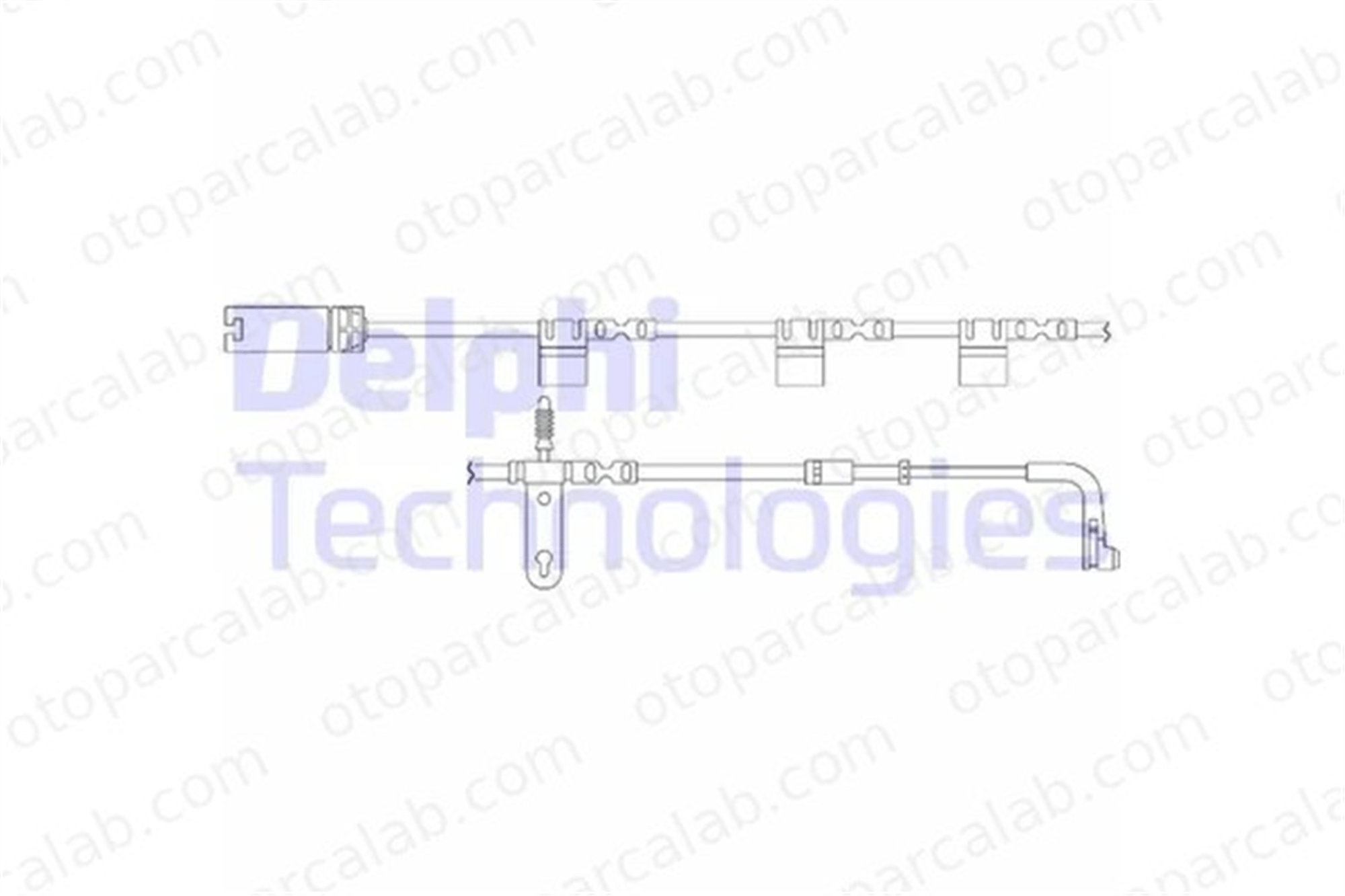 DELPHI LZ0233 Balata İkaz Kablosu Ön MINI MINI MINI CLUBMAN LZ0233 34356773017