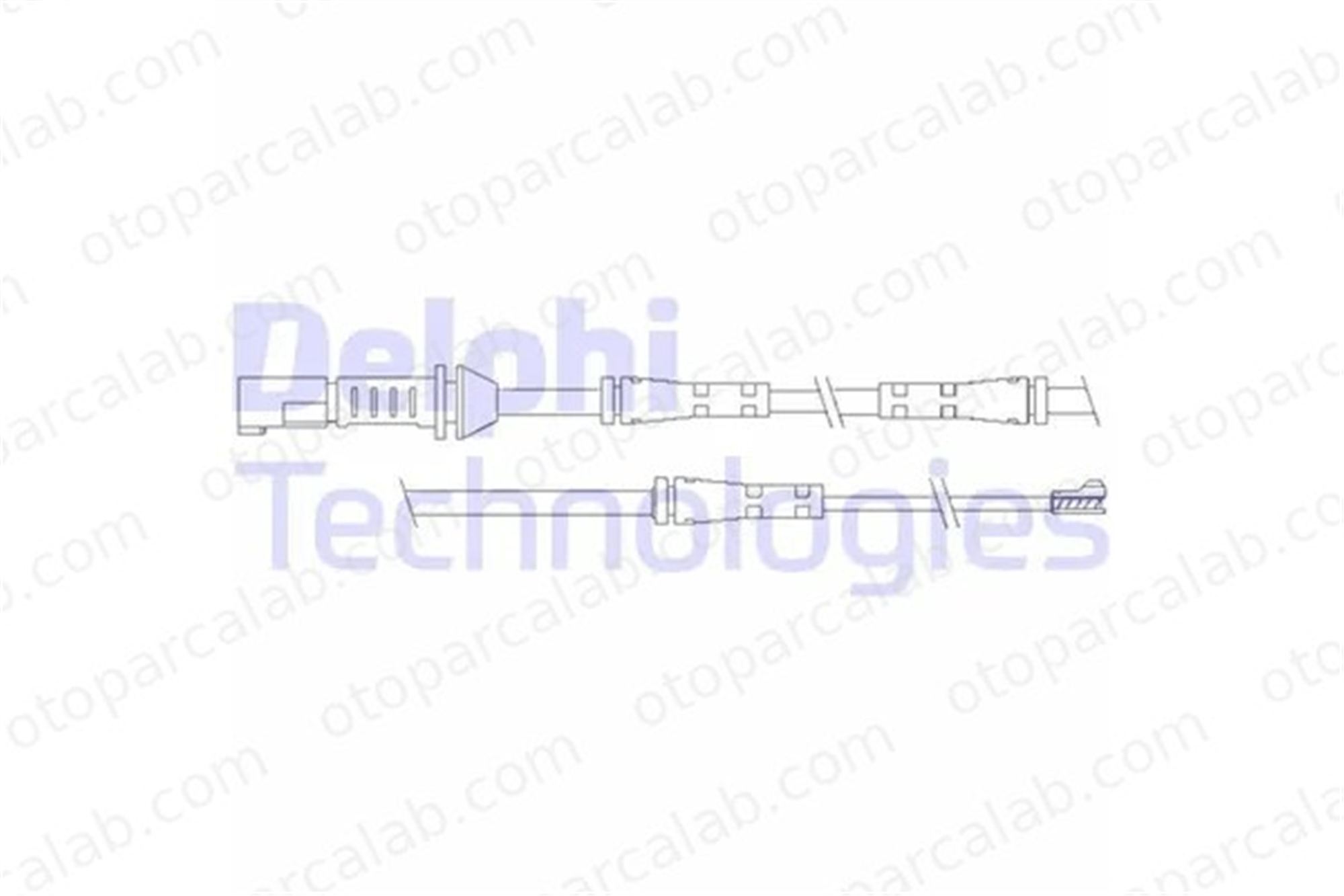 DELPHI LZ0239 Balata İkaz Kablosu Ön BMW 1 3 34356792289