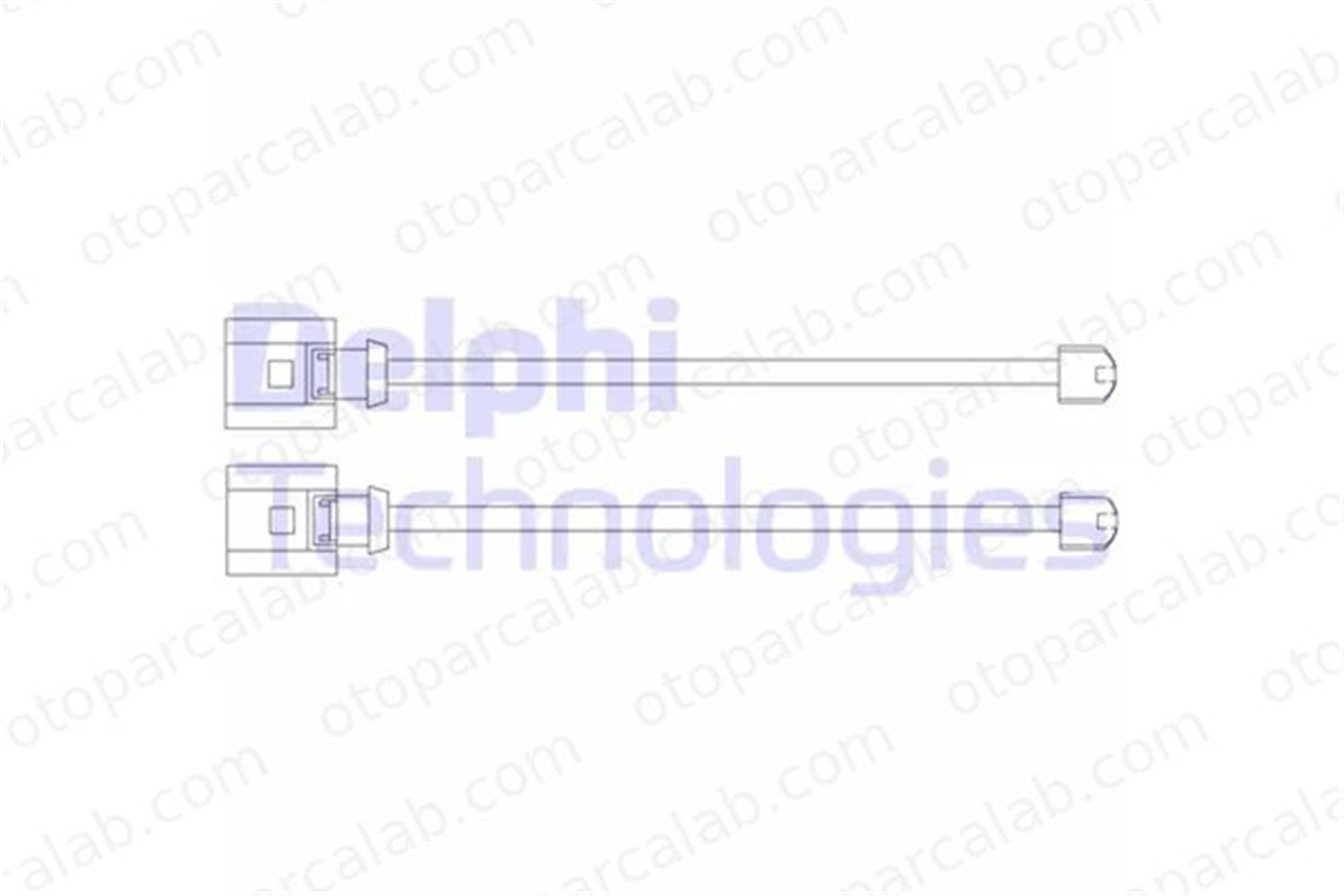 DELPHI LZ0248 Balata İkaz Kablosu Ön VW TOUAREG PORSCHE PANAMERA 7P0907637 971907253