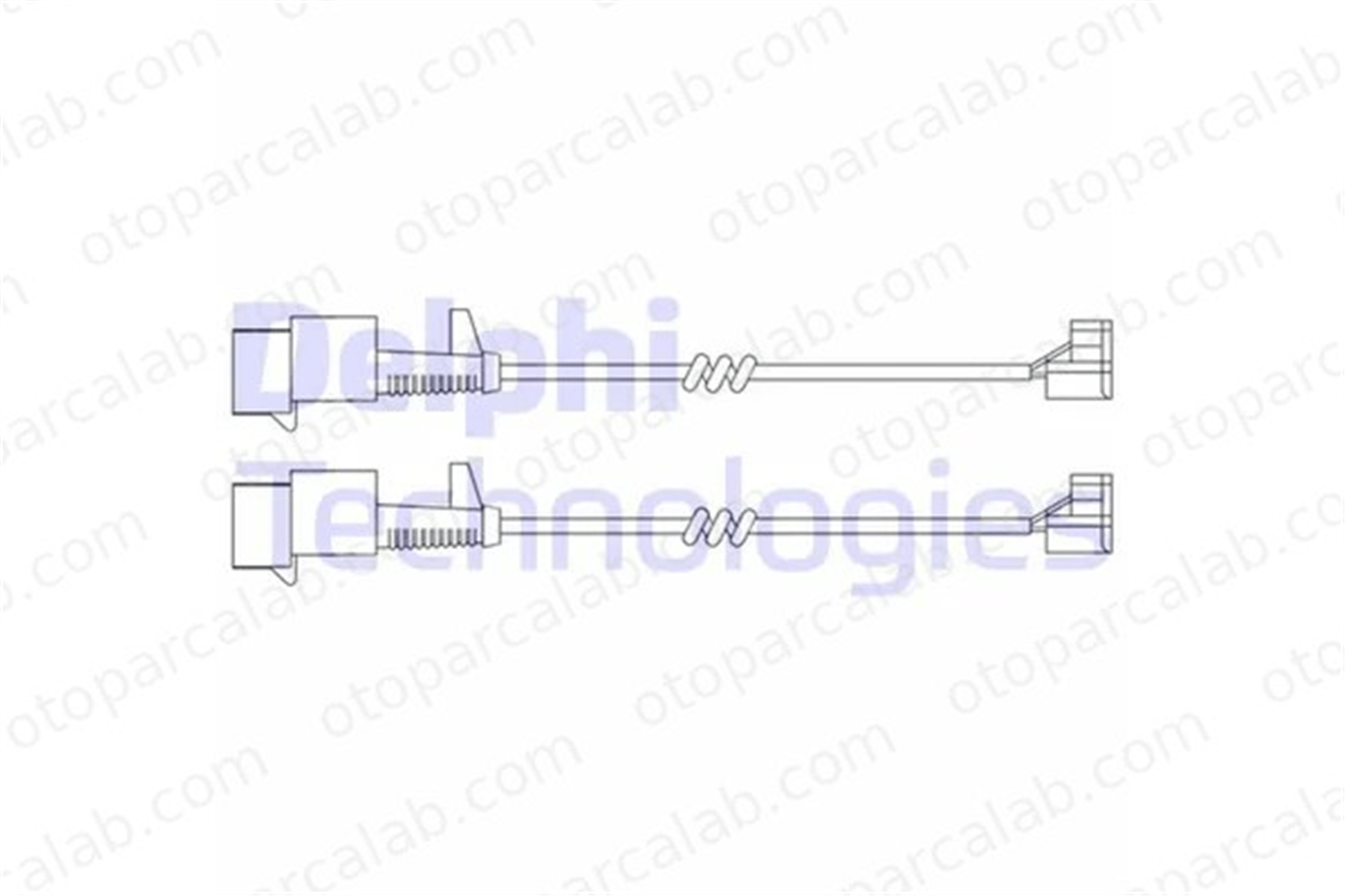 DELPHI LZ0256 Balata İkaz Kablosu Arka IVECO DAILY IV Platform şasi DAILY IV Panelvan/Van LZ0256 2992394