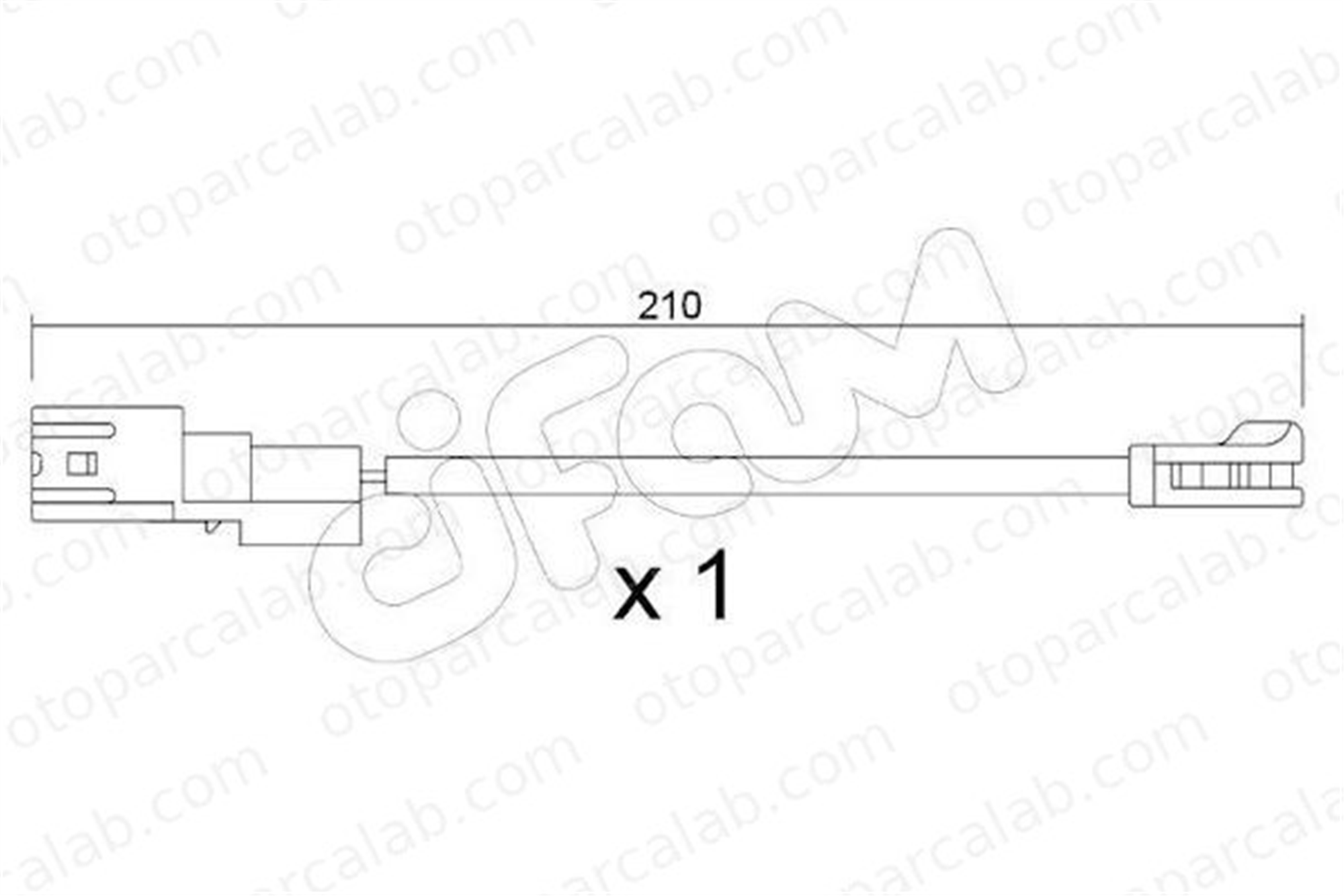 DELPHI LZ0421 Balata İkaz Kablosu Arka FORD TRANSIT V363 Panelvan/Van TRANSIT V363 Platform şasi LZ0421 2600855