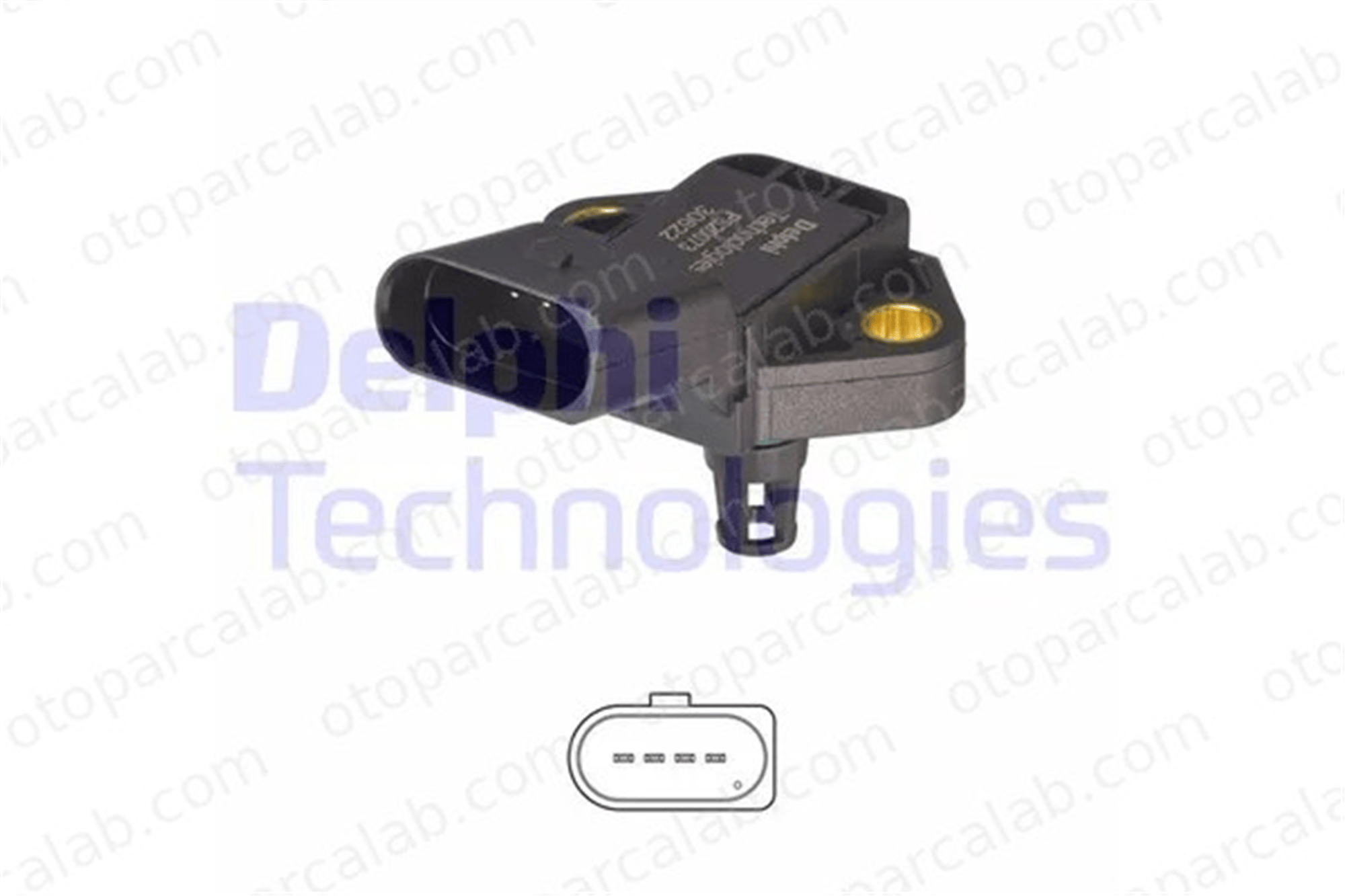 DELPHI PS20073-12B1 MAP Sensörü VW CADDY IV MPV GOLF VII Variant 3G906051M 03G906051M