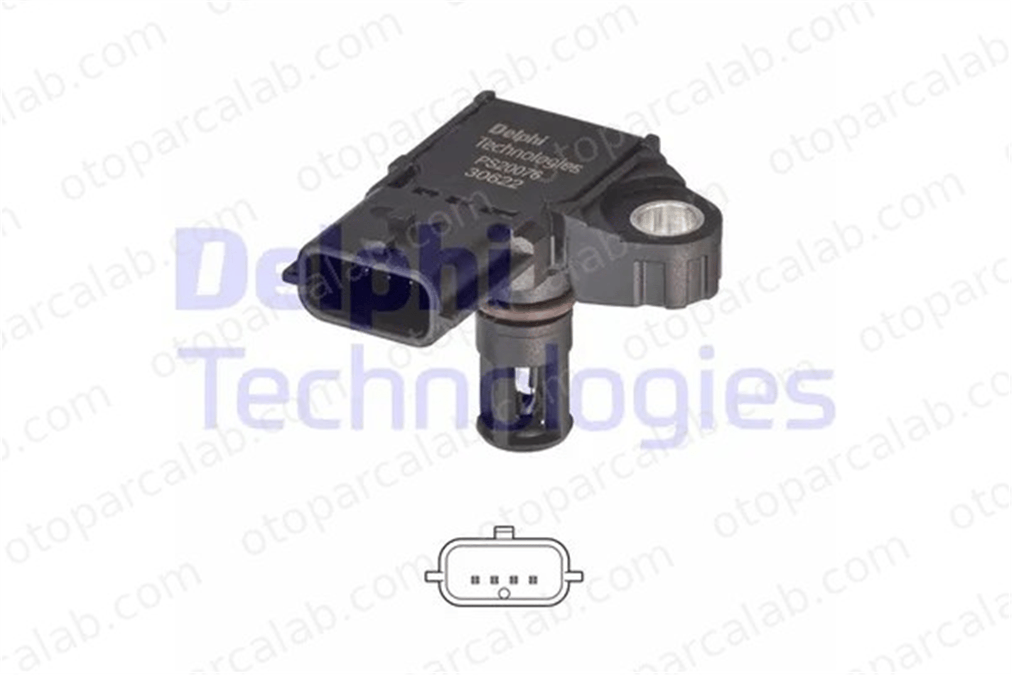 DELPHI PS20076-12B1 MAP Sensörü RENAULT ESPACE V KOLEOS II 223653148R 223653584R