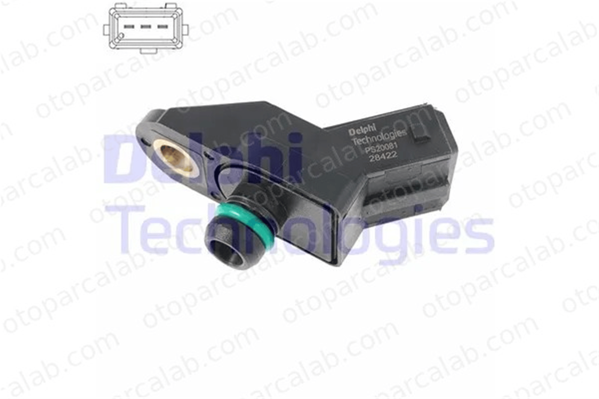 DELPHI PS20081-12B1 MAP Sensörü CITROËN SAXO XSARA Coupe 19209H 19200E