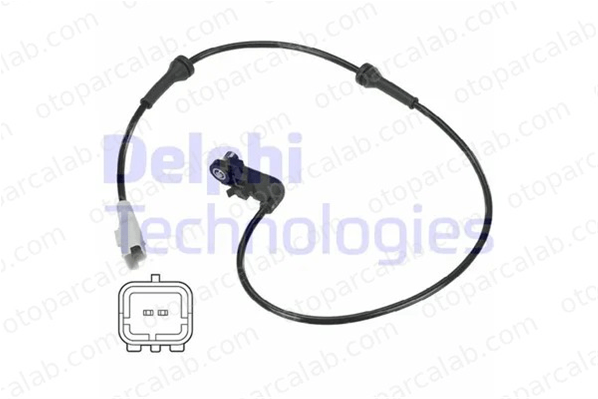 DELPHI SS20345 Abs Sensörü Arka Sağ veya Sol PEUGEOT 307 Break 307 4545C3 96526969