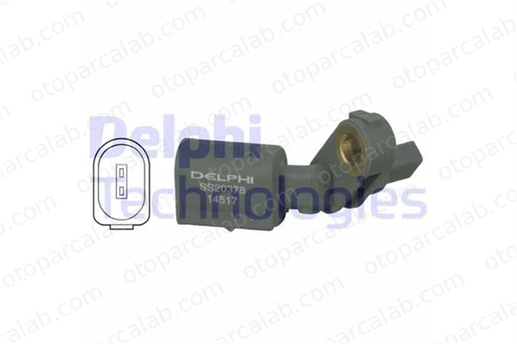 DELPHI SS20378 Abs Sensörü Ön Sol AUDI A2 VW LUPO I 6E0927803B 6E0927803A