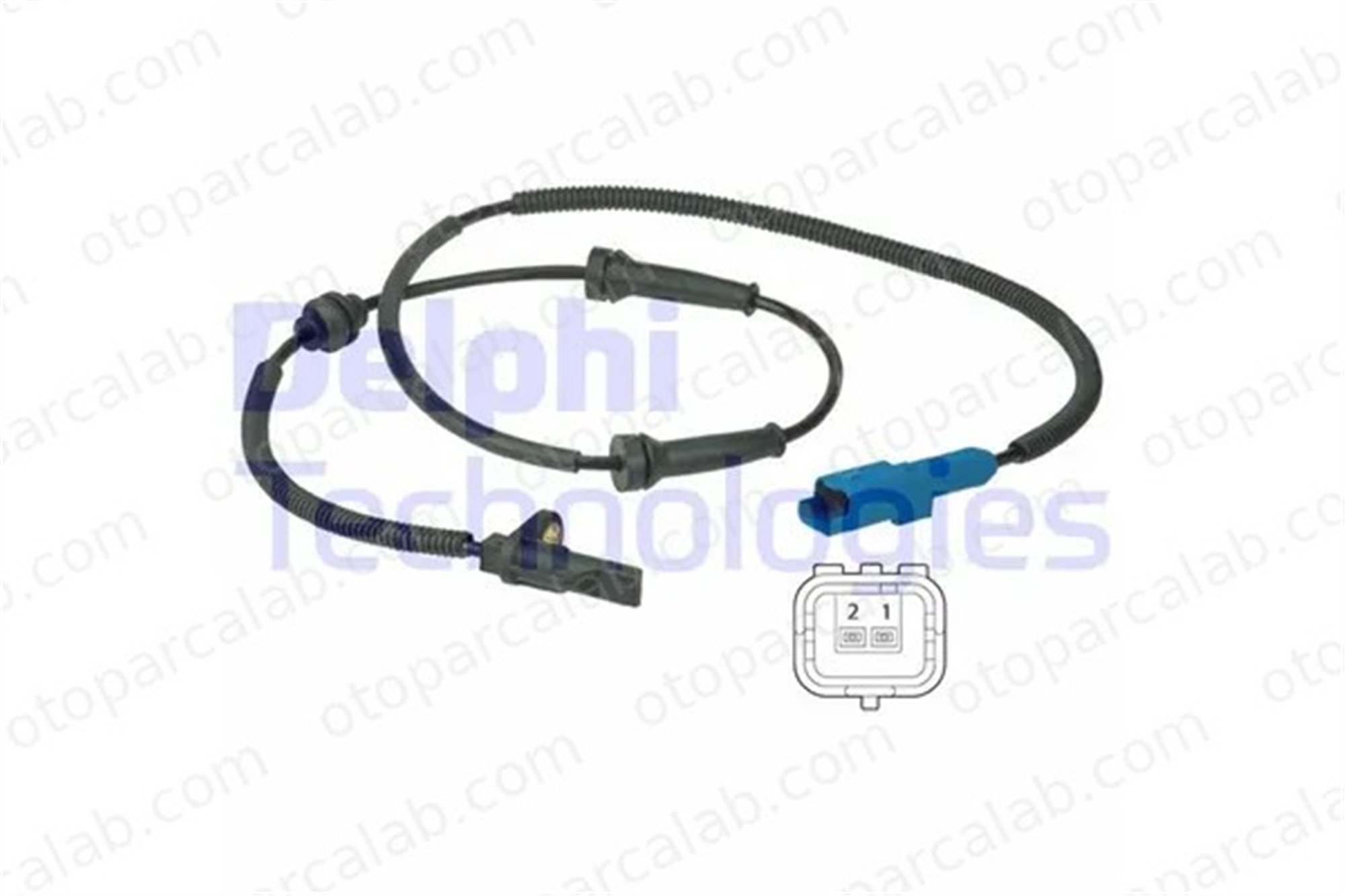 DELPHI SS20390 Abs Sensörü Ön Sağ veya Sol PEUGEOT 208 I CITROËN DS3 4545E4 4545J9