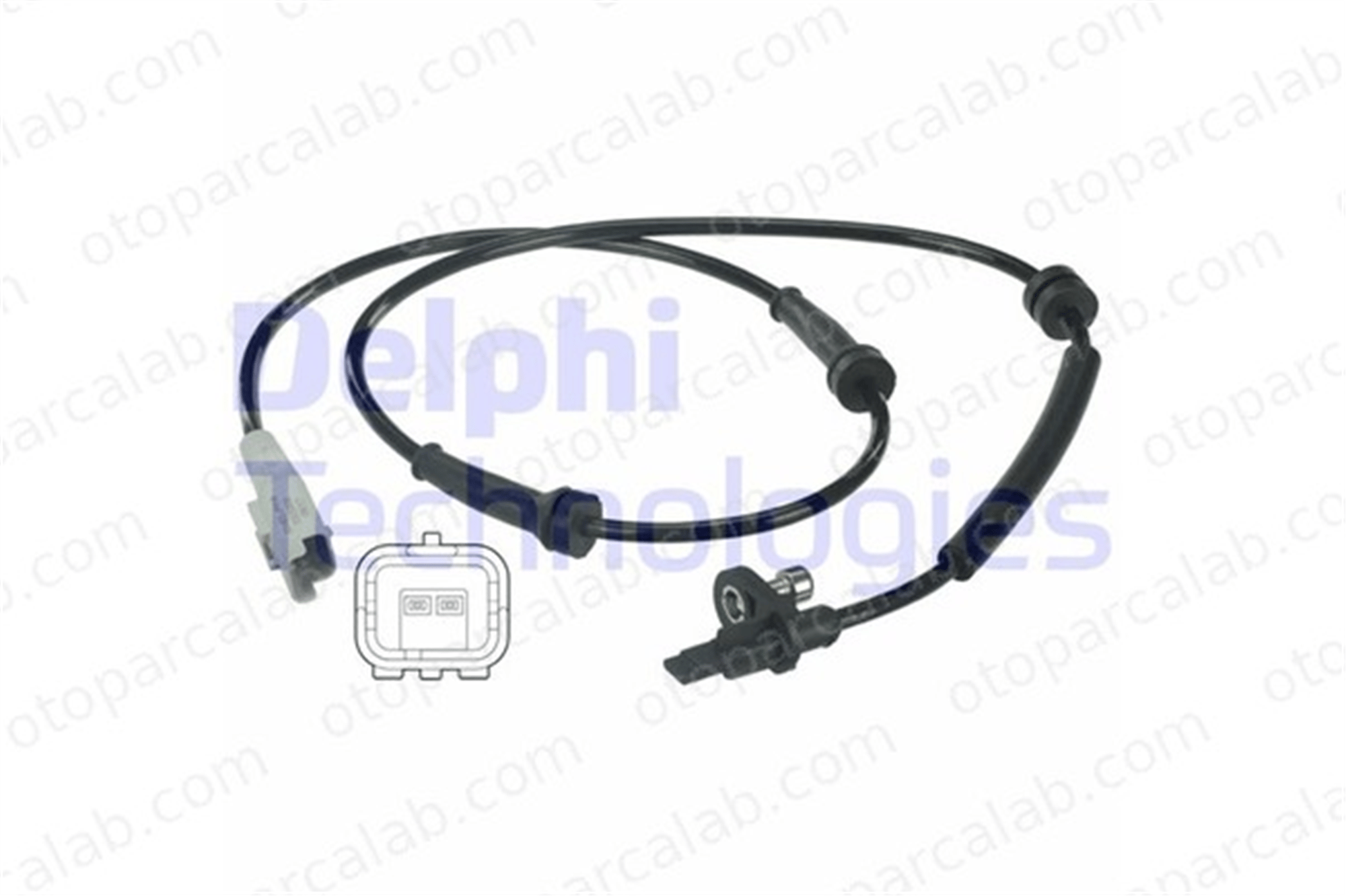DELPHI SS20402 Abs Sensörü Arka Sağ veya Sol CITROËN BERLINGO Kasa/büyük limuzin BERLINGO MULTISPACE 4545E8 9653663180