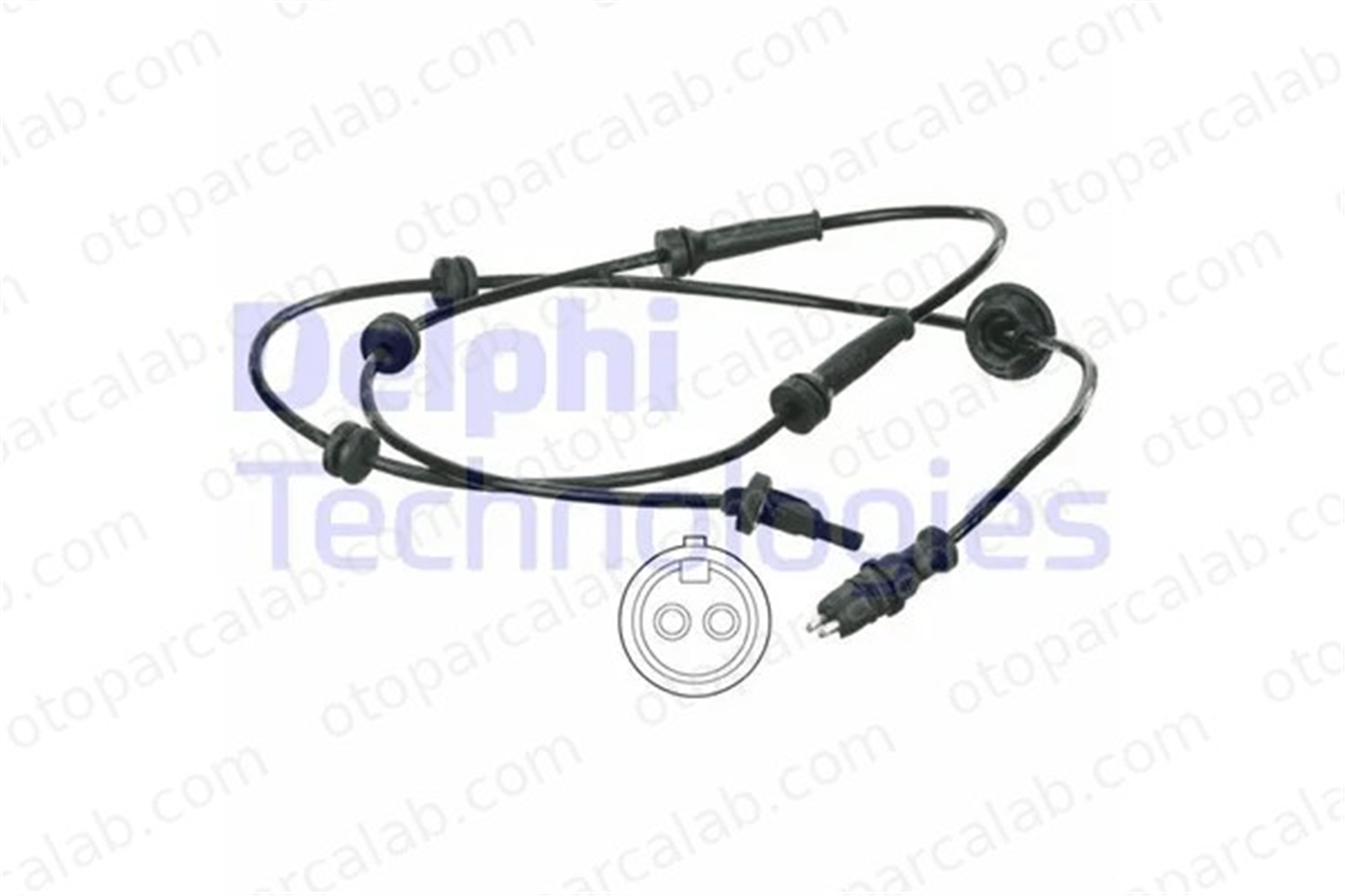 DELPHI SS20483 Abs Sensörü Ön Sağ veya Sol FIAT DOBLO Kasa/büyük limuzin DOBLO MPV 46740213