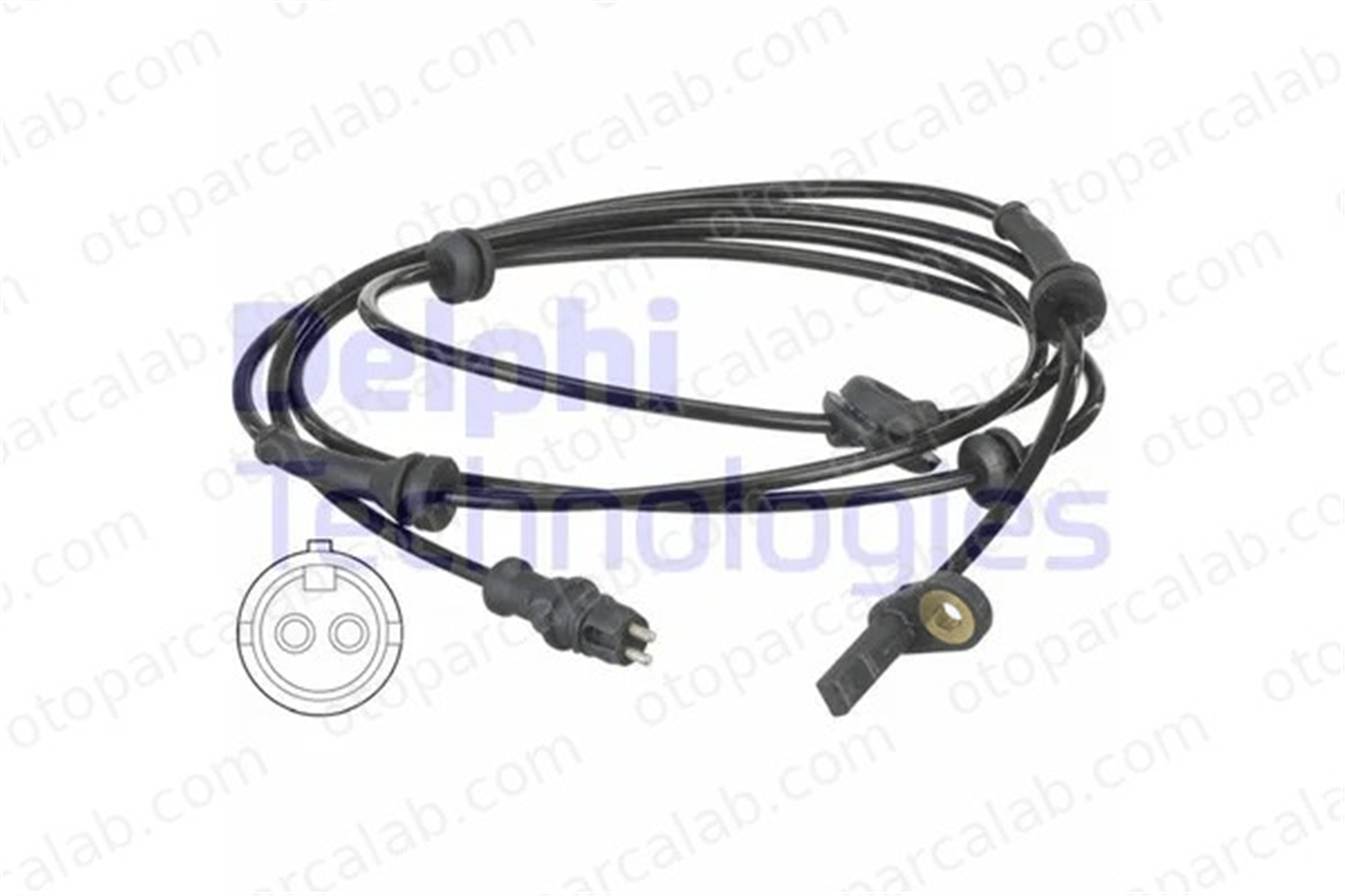 DELPHI SS20484 Abs Sensörü Arka Sağ veya Sol FIAT DOBLO Kasa/büyük limuzin DOBLO MPV 46814965