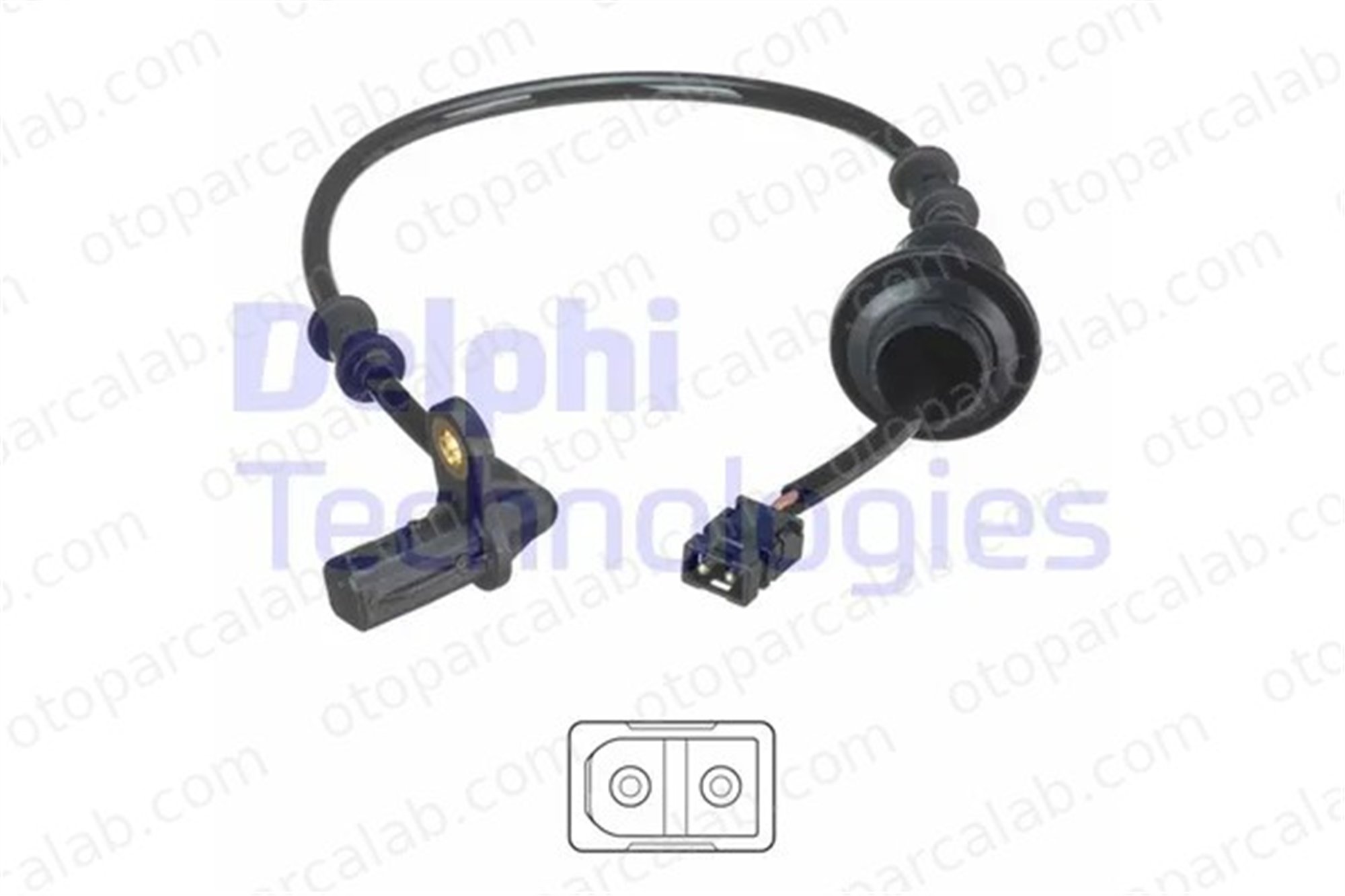 DELPHI SS20486 Abs Sensörü Arka Sağ veya Sol MERCEDES-BENZ SLK 1705401317 A1705401317