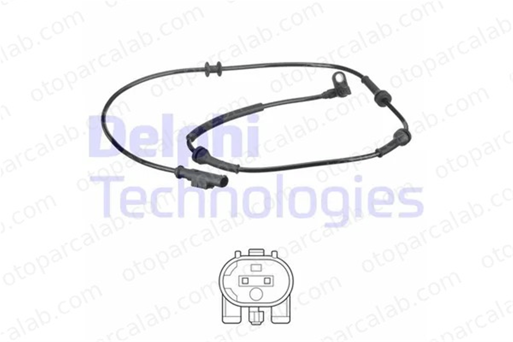 DELPHI SS20611 Abs Sensörü Ön Sağ veya Sol FIAT PANDA LANCIA YPSILON 51846660 52012823