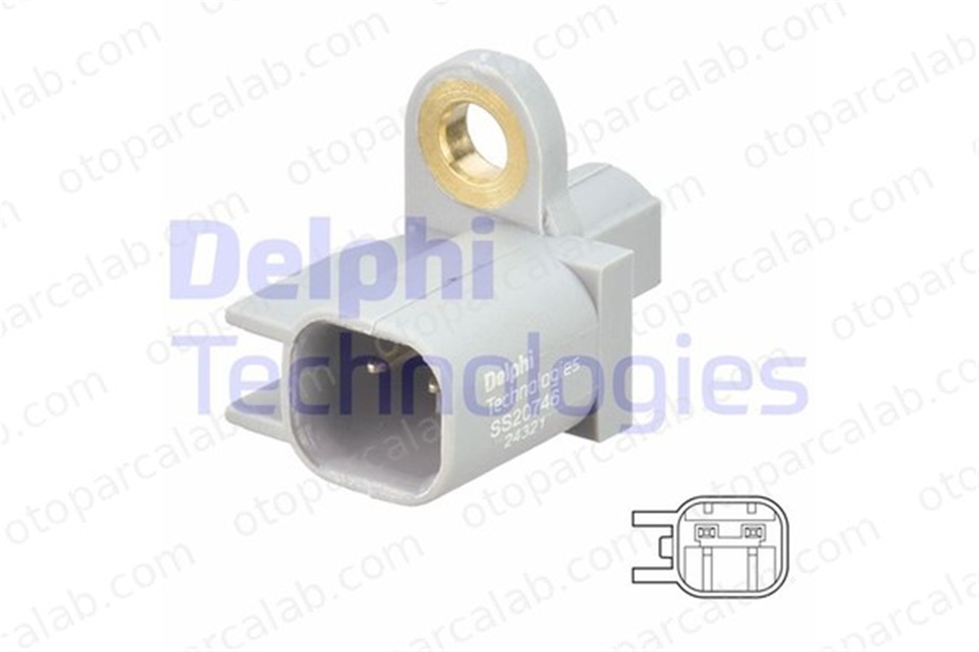 DELPHI SS20746 Abs Sensörü Arka Sağ veya Sol FORD FOCUS III FOCUS III Turnier 1682670 1756081