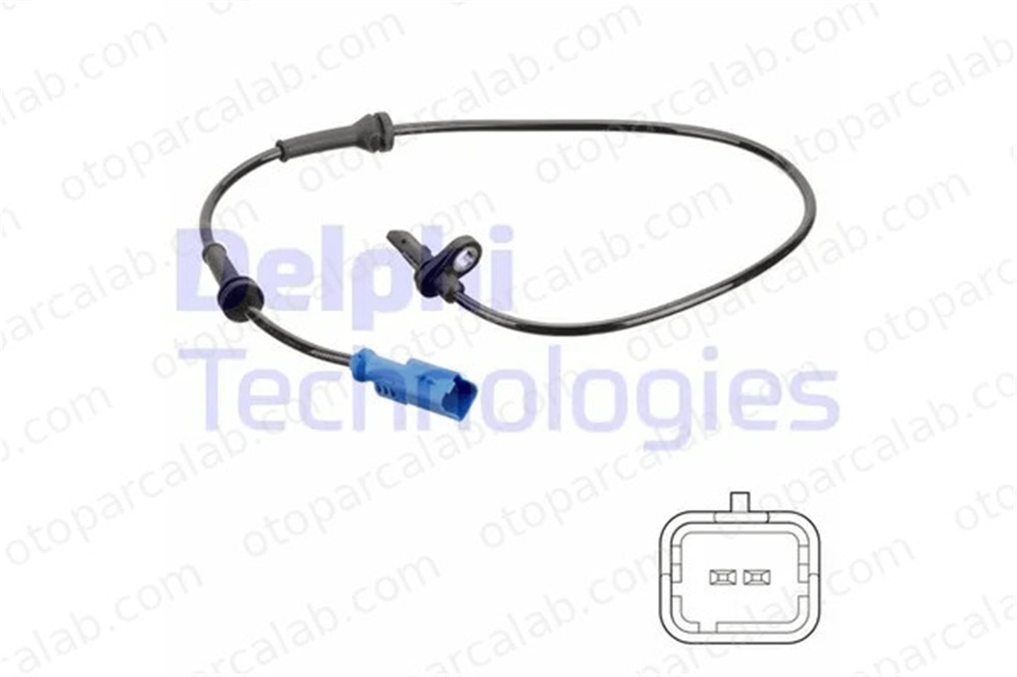 DELPHI SS20748 Abs Sensörü Arka Sağ veya Sol PEUGEOT 208 I 2008 I 9805083380