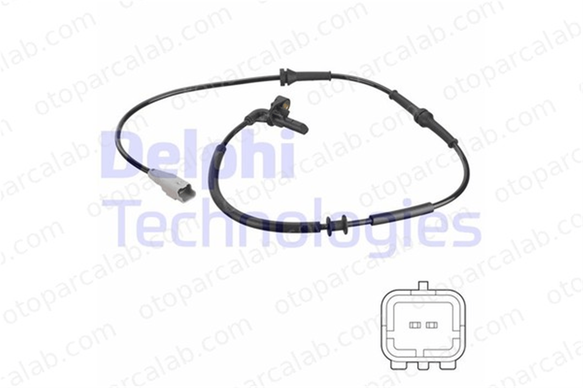 DELPHI SS20761 Abs Sensörü Arka Sol CITROËN BERLINGO / BERLINGO FIRST Kasa/büyük limuzin XSARA PICASSO 4545C9