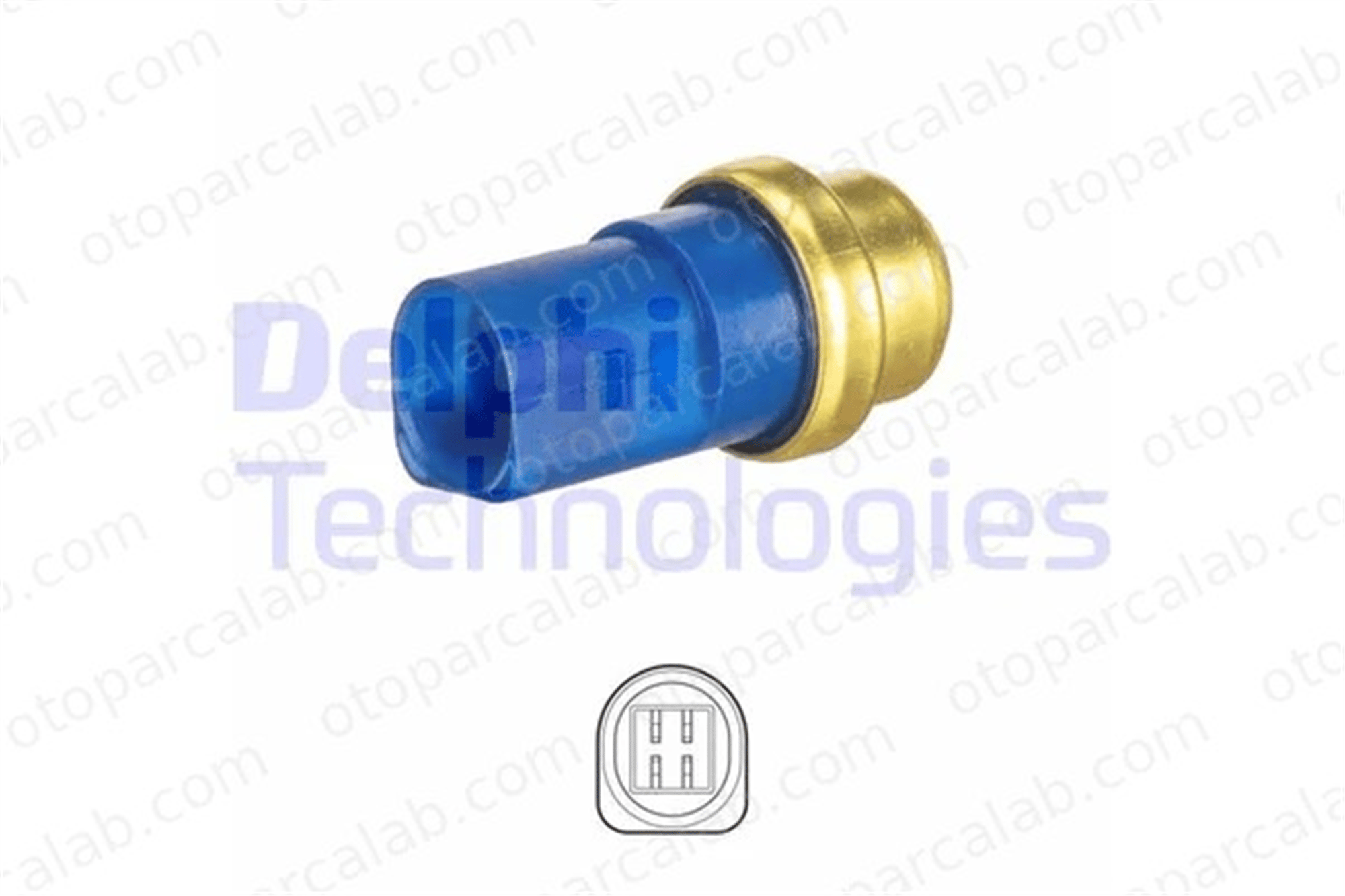 DELPHI TS10480 Fan Müşürü AUDI A6 C5 Avant A6 C5 37760P00003 8D0959481B