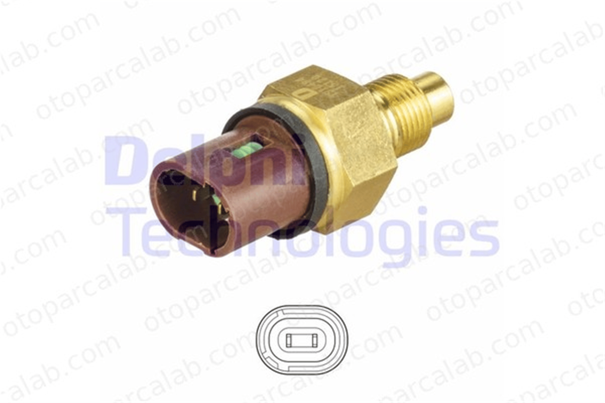 DELPHI TS10484 Hararet Müşürü RENAULT CLIO I 19 I Chamade 7700810879