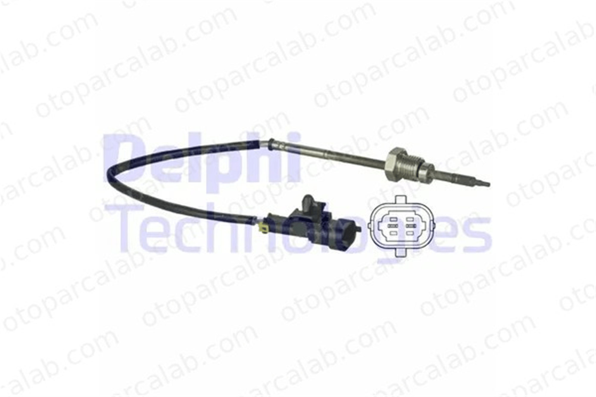 DELPHI TS30032 Egzoz Sıcaklık Sensörü CHEVROLET CAPTIVA BMW 1 96868940 4818225