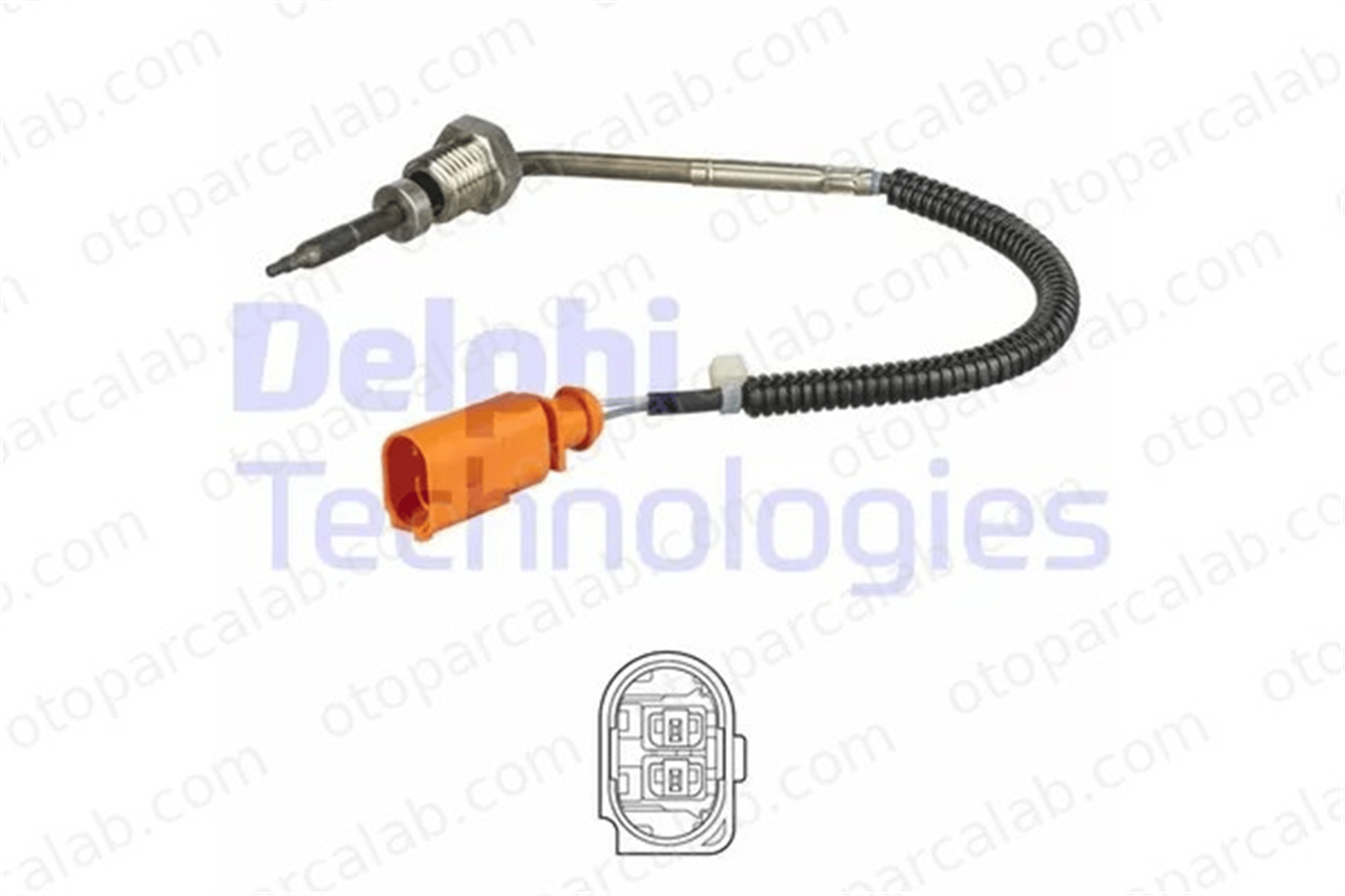 DELPHI TS30146 Egzoz Sıcaklık Sensörü AUDI A4 B8 A4 B8 Avant 3L906088F 03L906088F