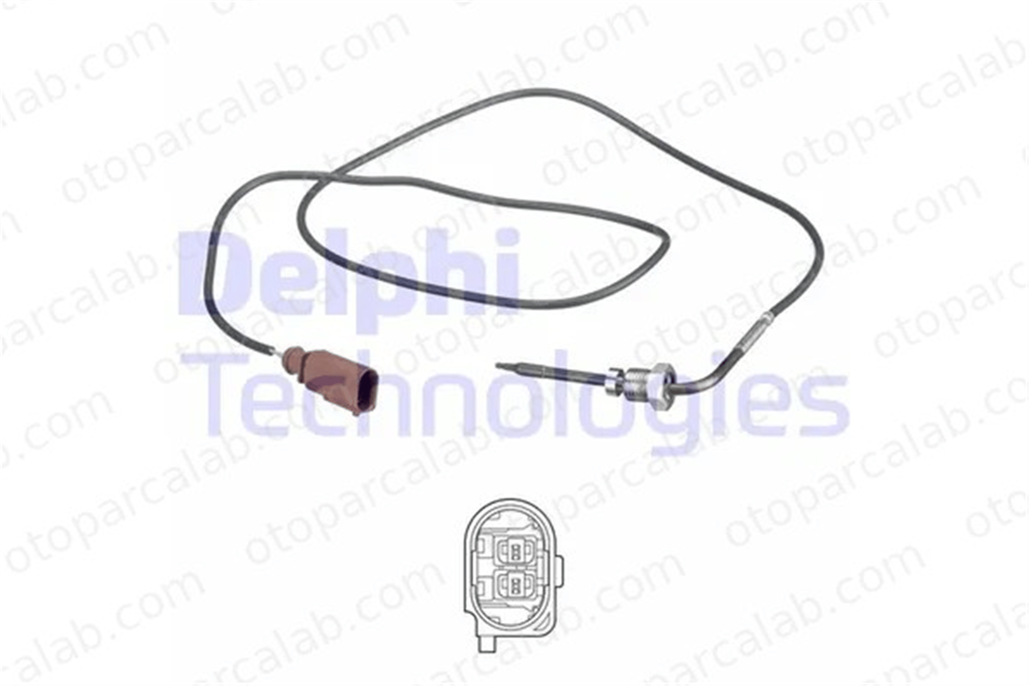 DELPHI TS30169 Egzoz Sıcaklık Sensörü AUDI Q7 VW TOUAREG 59906088C 059906088C