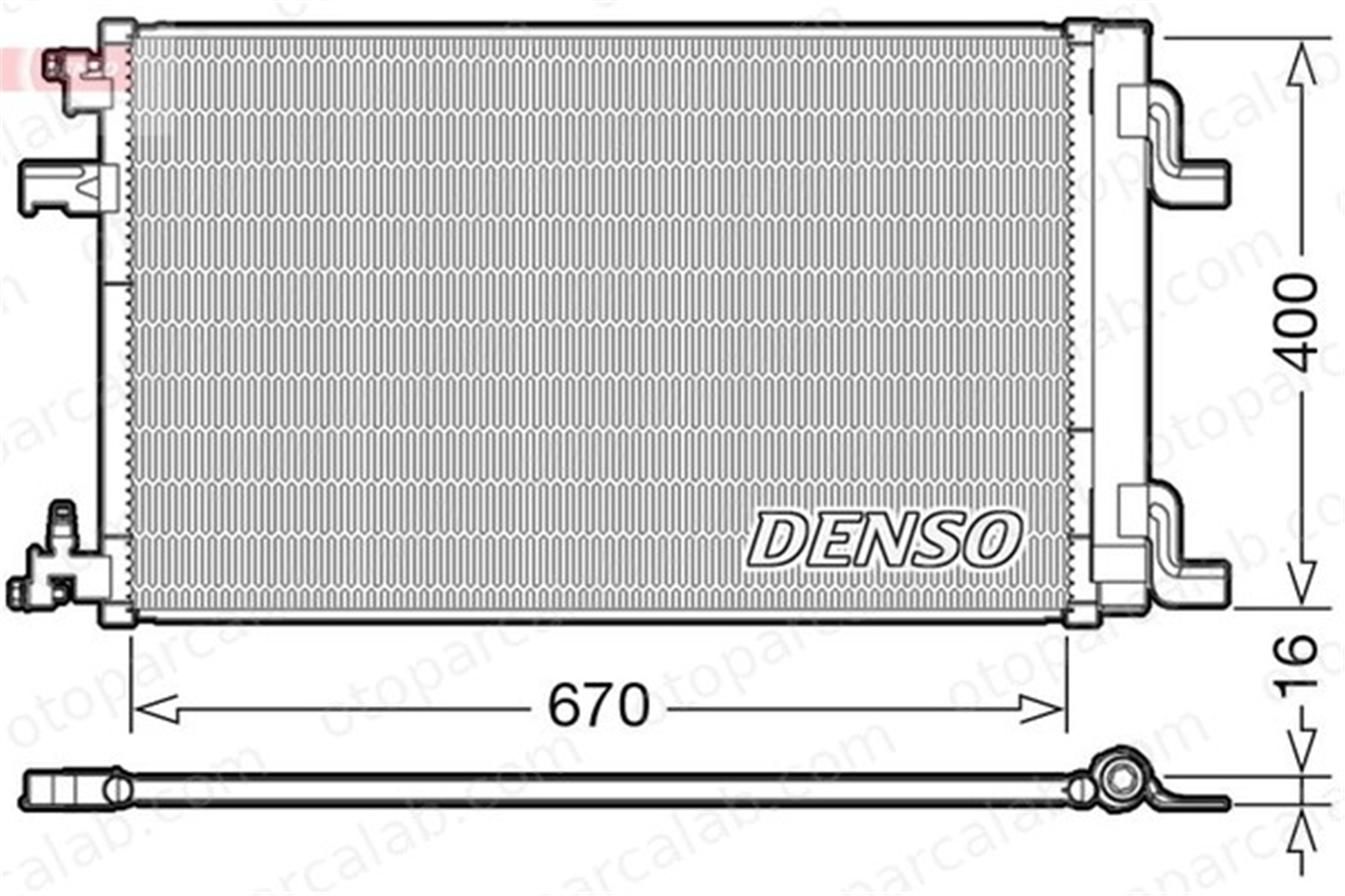 DENSO DCN20002 Klima Radyatörü OPEL ASTRA J ZAFIRA TOURER C 39140128 13377763