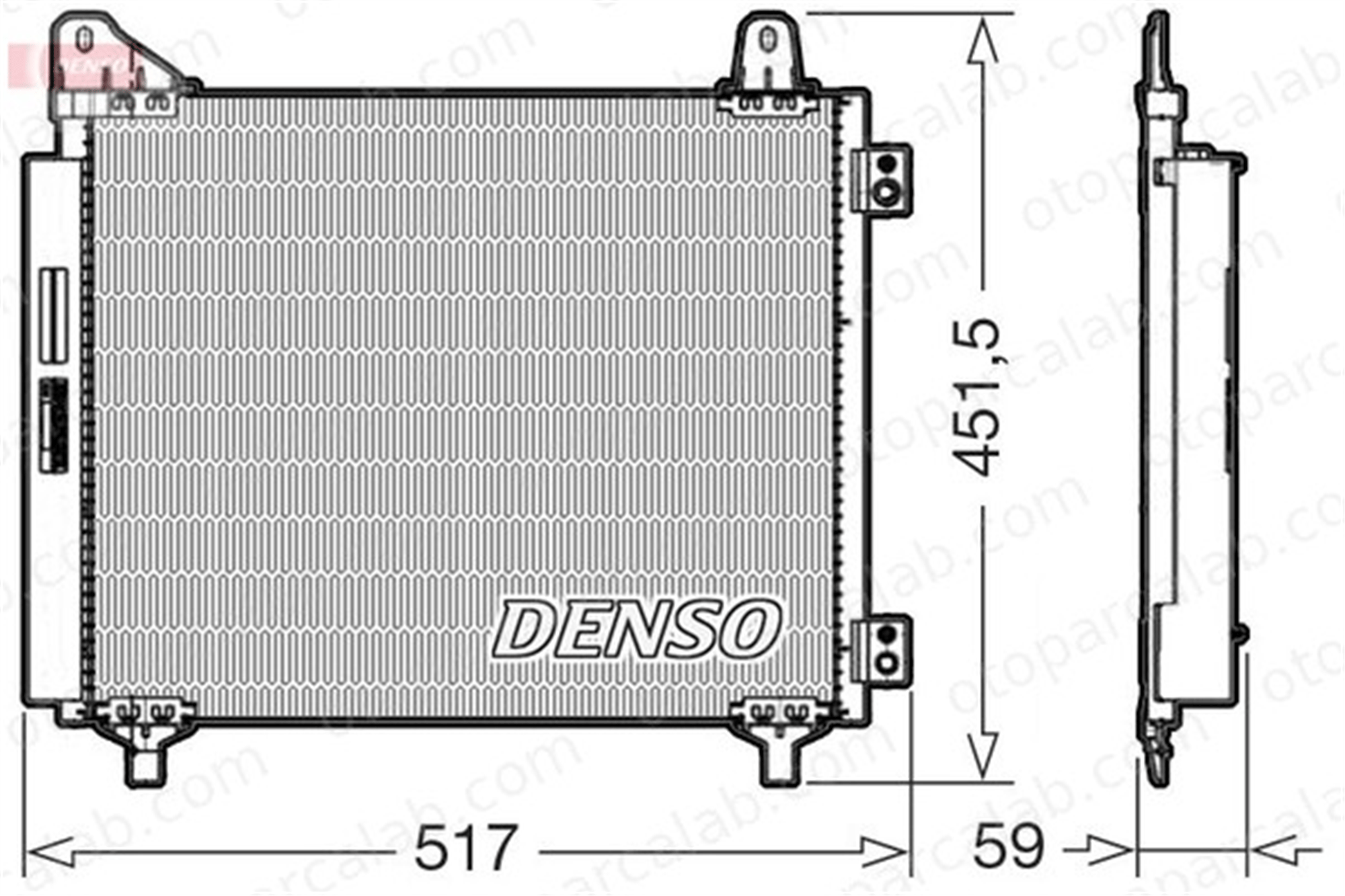 DENSO DCN21035 Klima Radyatörü PEUGEOT 208 II OPEL CORSA F 9825359280