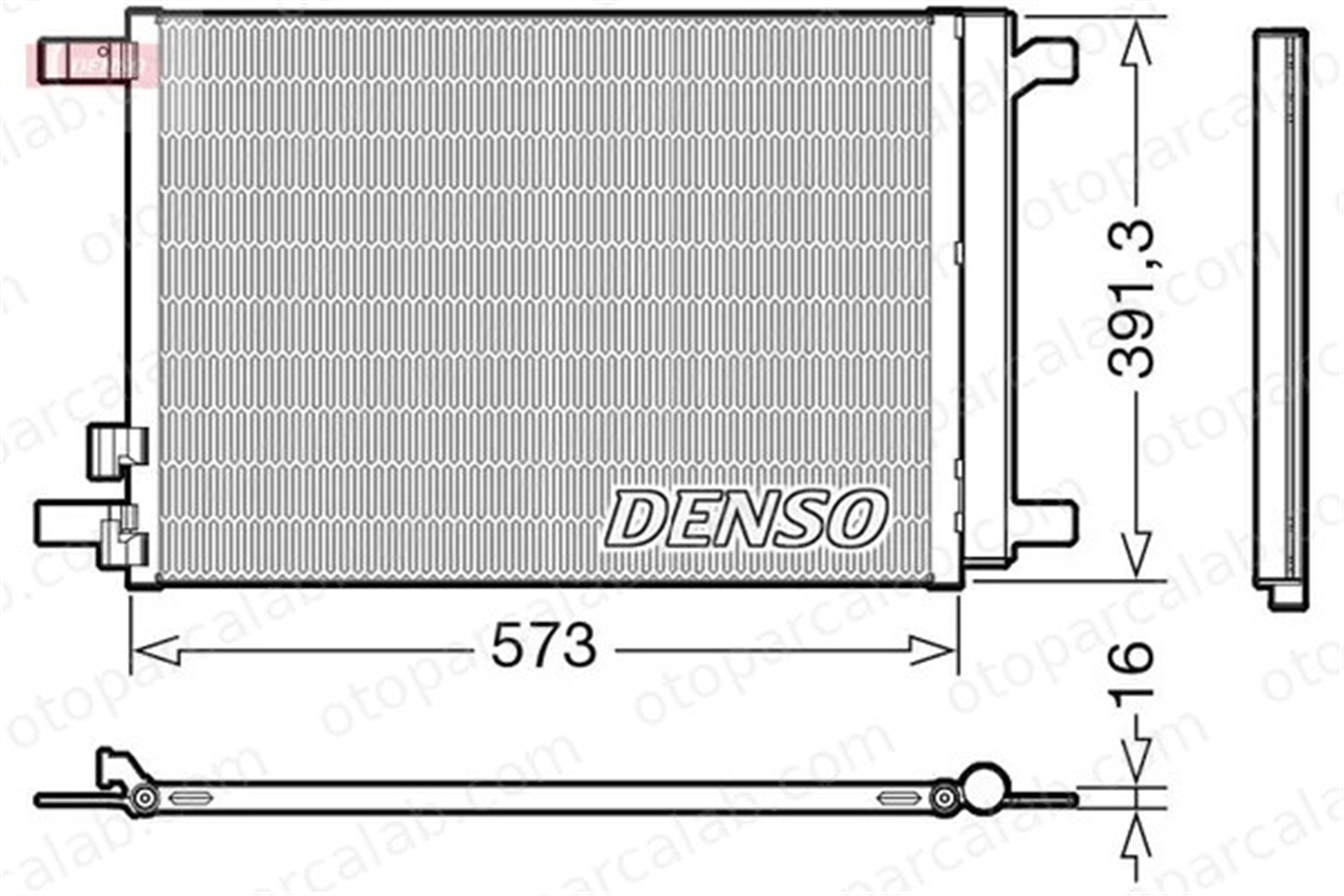 DENSO DCN32066 Klima Radyatörü VW GOLF VII SEAT LEON ST 5Q0816411AH 5Q0816411AL
