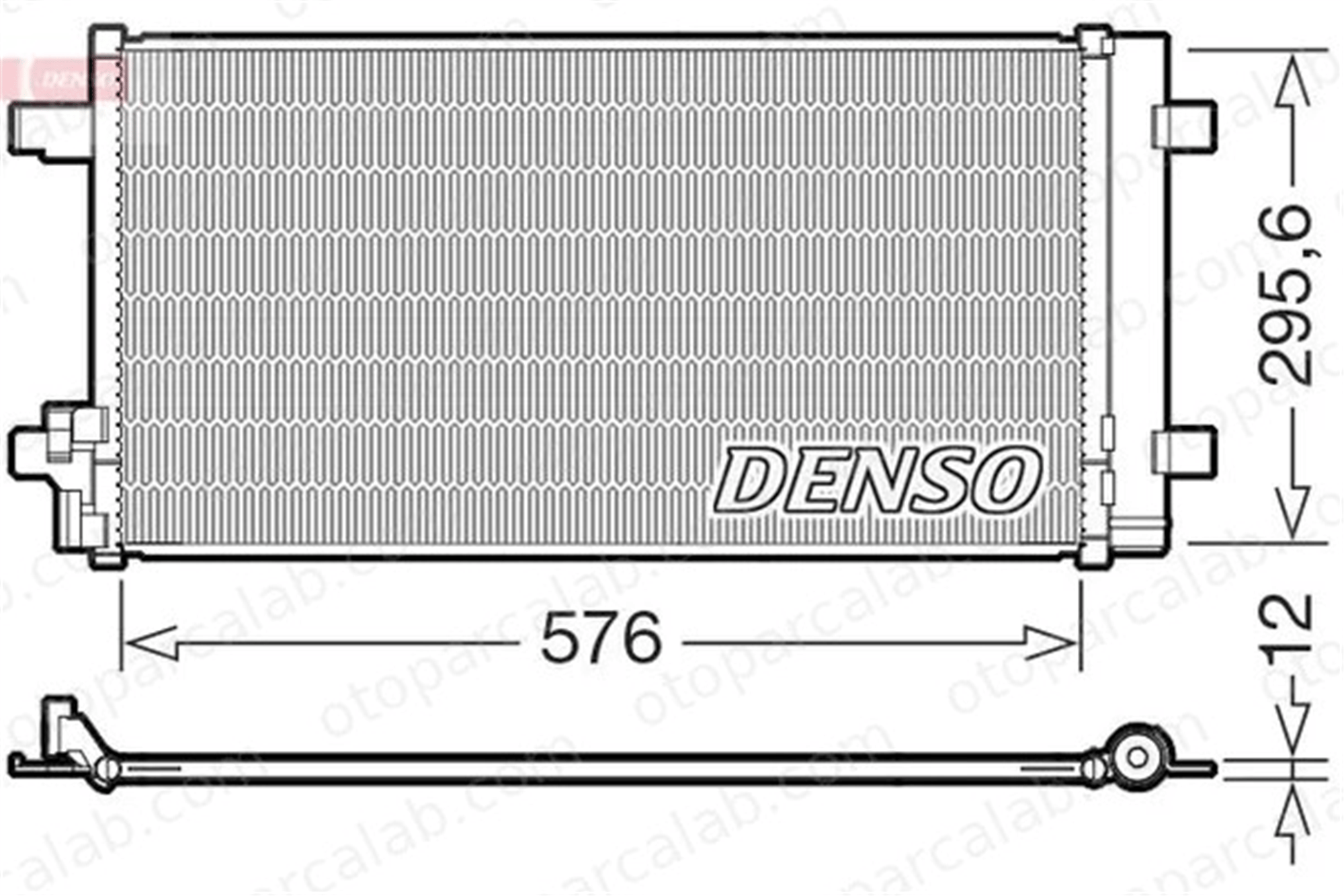 DENSO DCN32069 Klima Radyatörü VW POLO VI SEAT IBIZA V 2Q0816411A