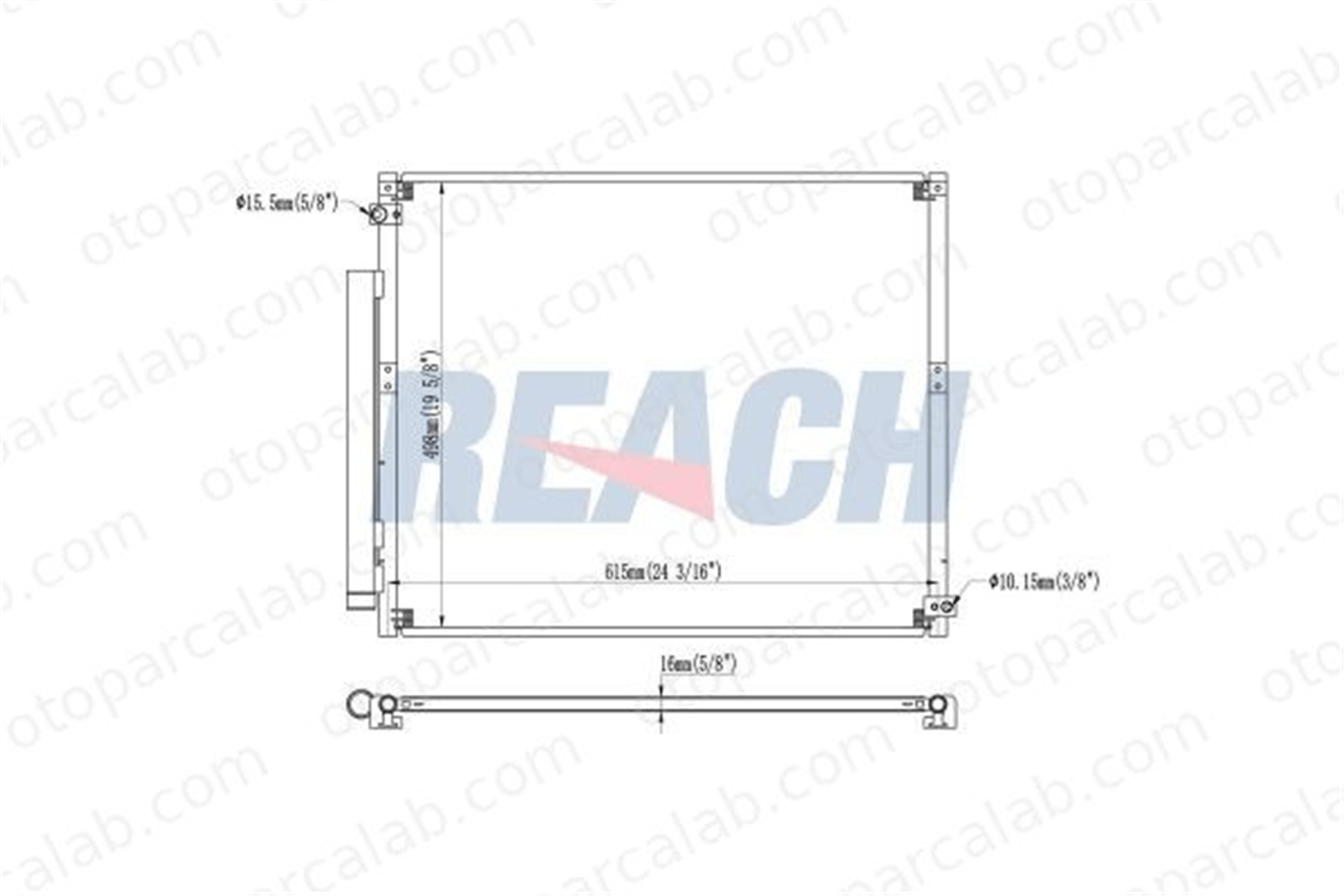 DENSO DCN50021 Klima Radyatörü TOYOTA LAND CRUISER PRADO 8846160100