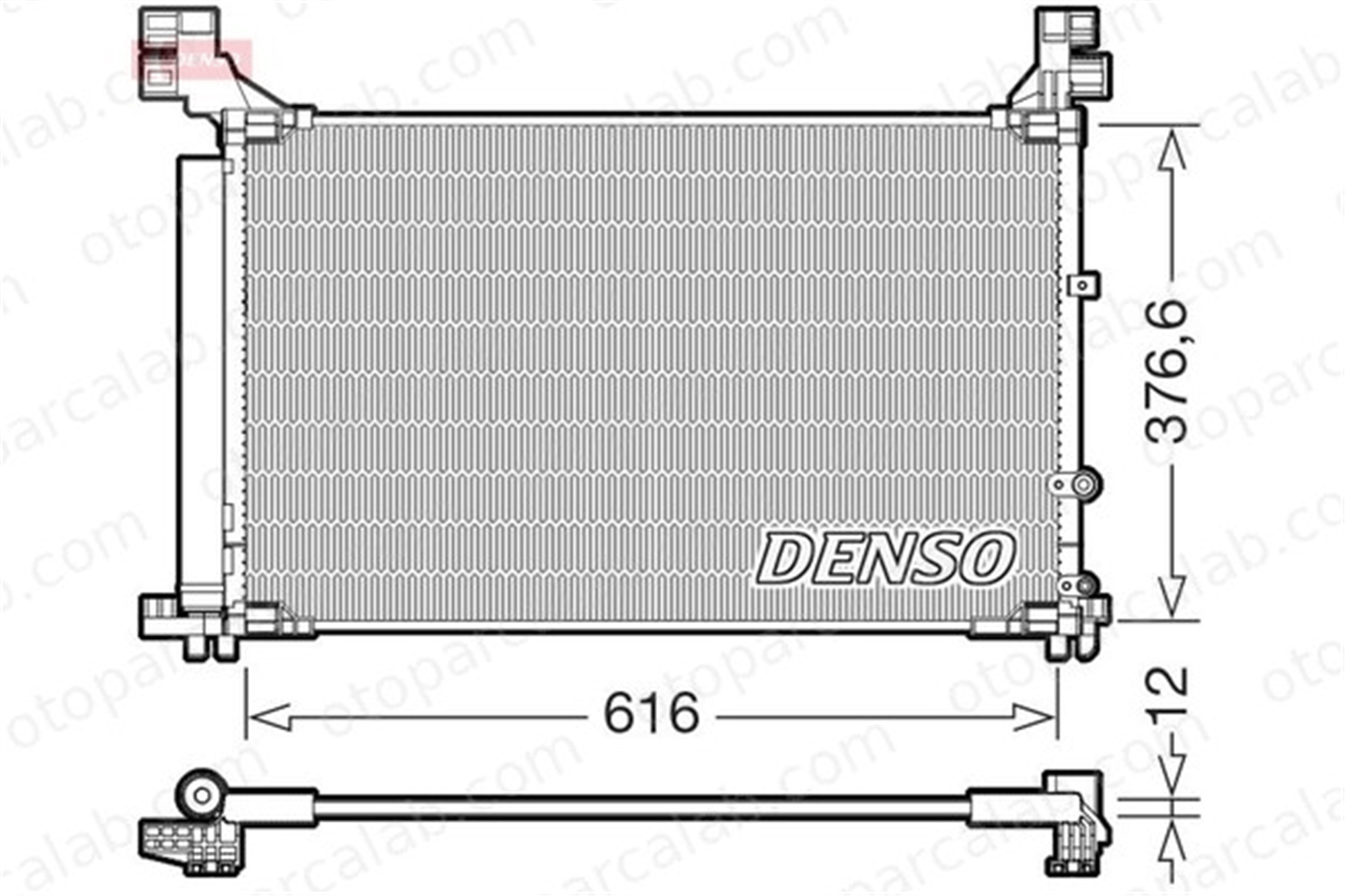 DENSO DCN50133 Klima Radyatörü LEXUS RC GS 8846030B80