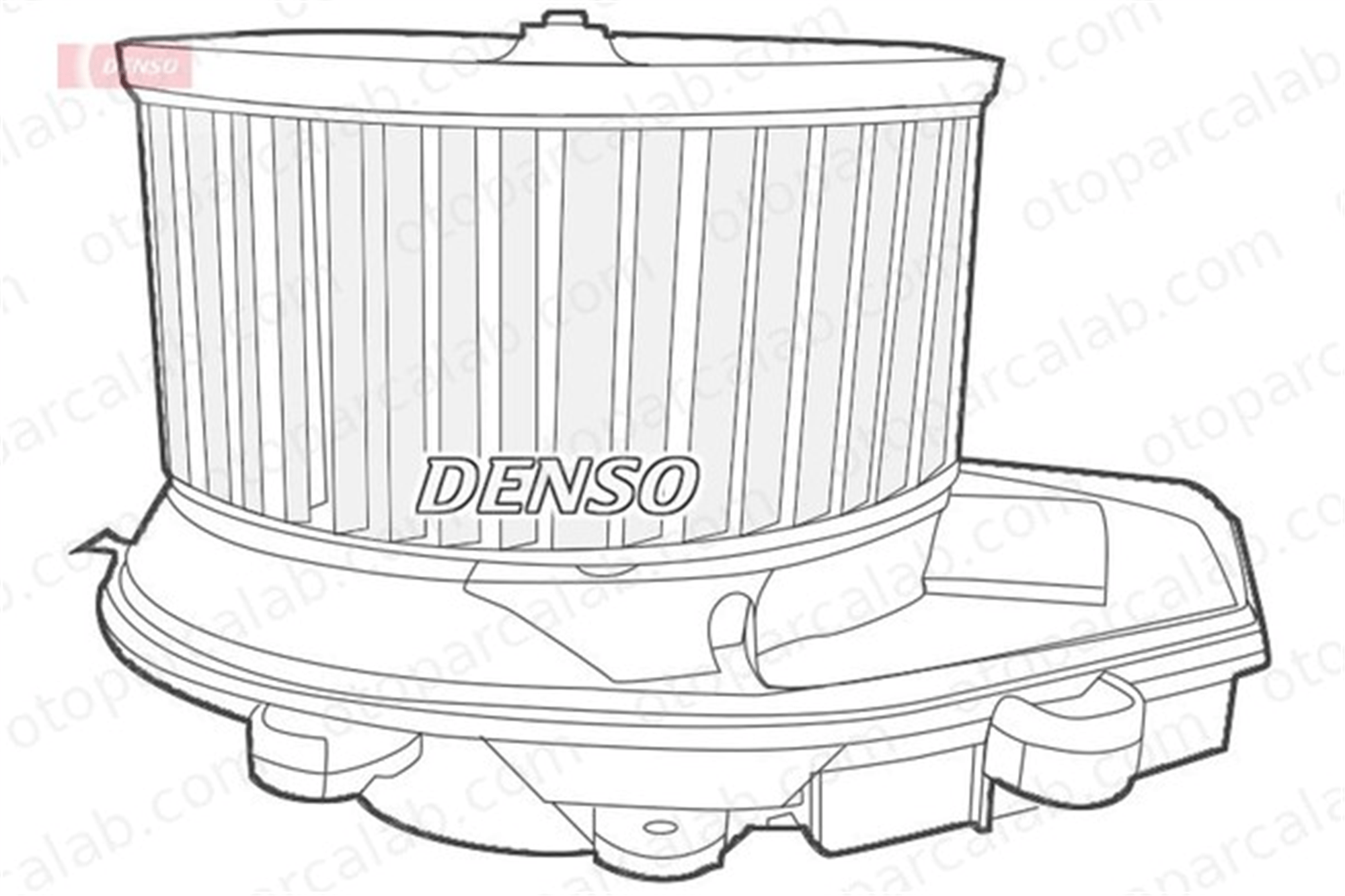 DENSO DEA02002 Kalorifer Motoru AUDI A4 B5 A4 B5 Avant DEA02002 8D1820021A