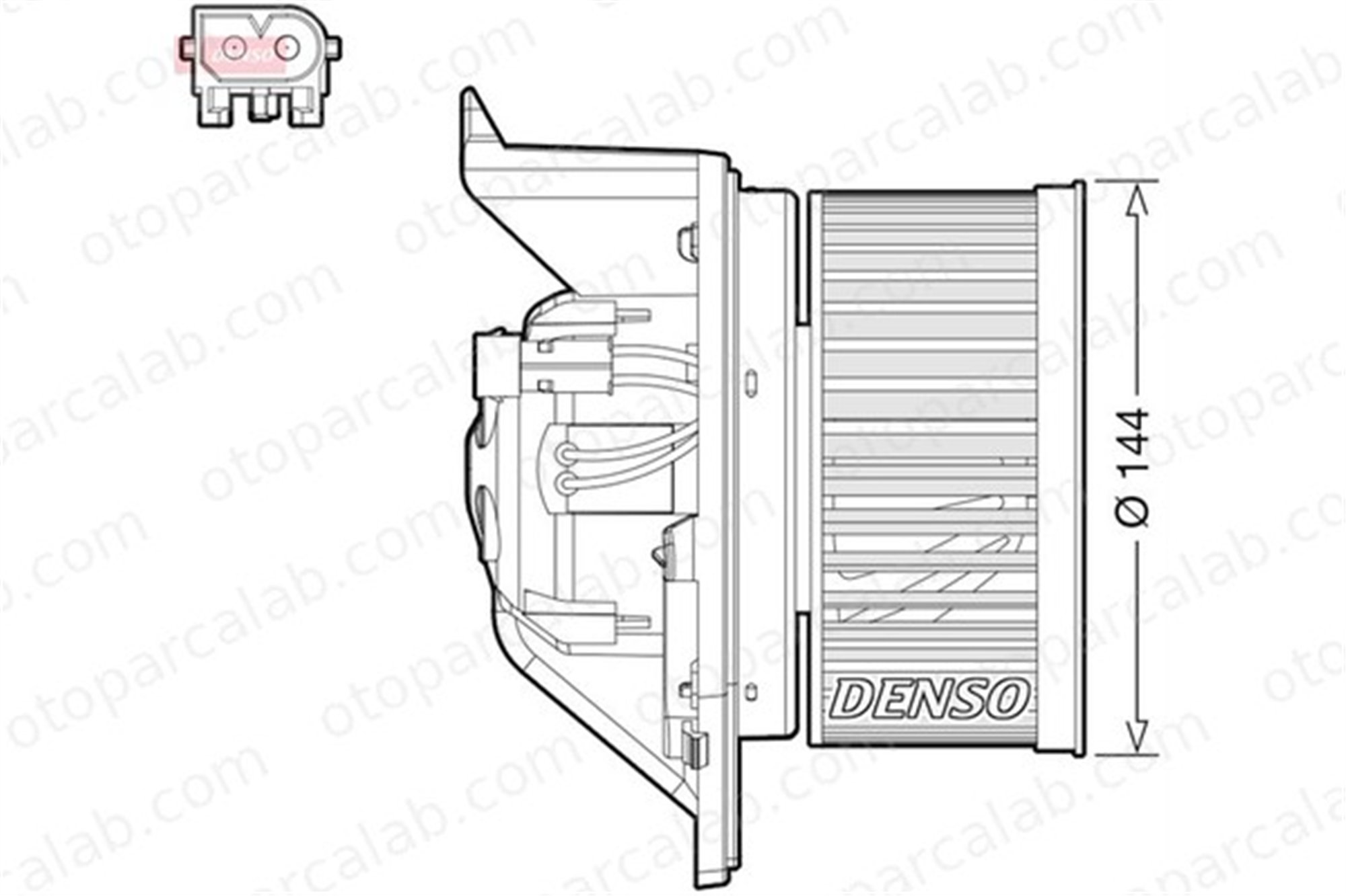DENSO DEA05005 Kalorifer Motoru MINI MINI COUNTRYMAN MINI 64113422644 64119266899