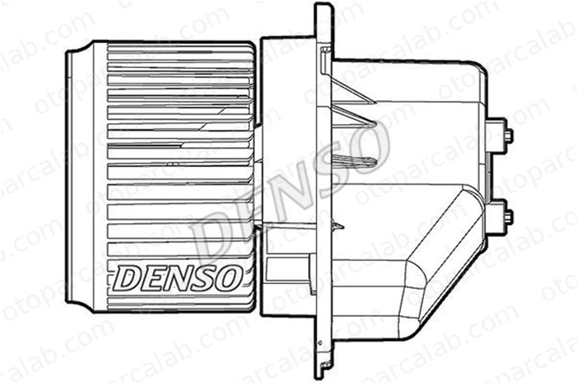 DENSO DEA13004 Kalorifer Motoru FIAT PANDA 500 DEA13004 77366096