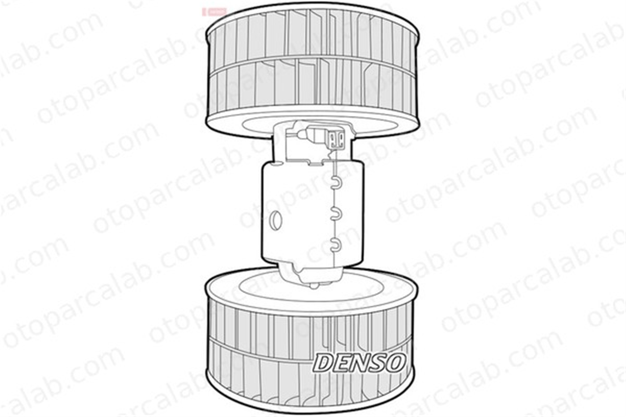 DENSO DEA17002 Kalorifer Motoru MERCEDES-BENZ 124 Sedan 124 T-Model DEA17002 A0008307908