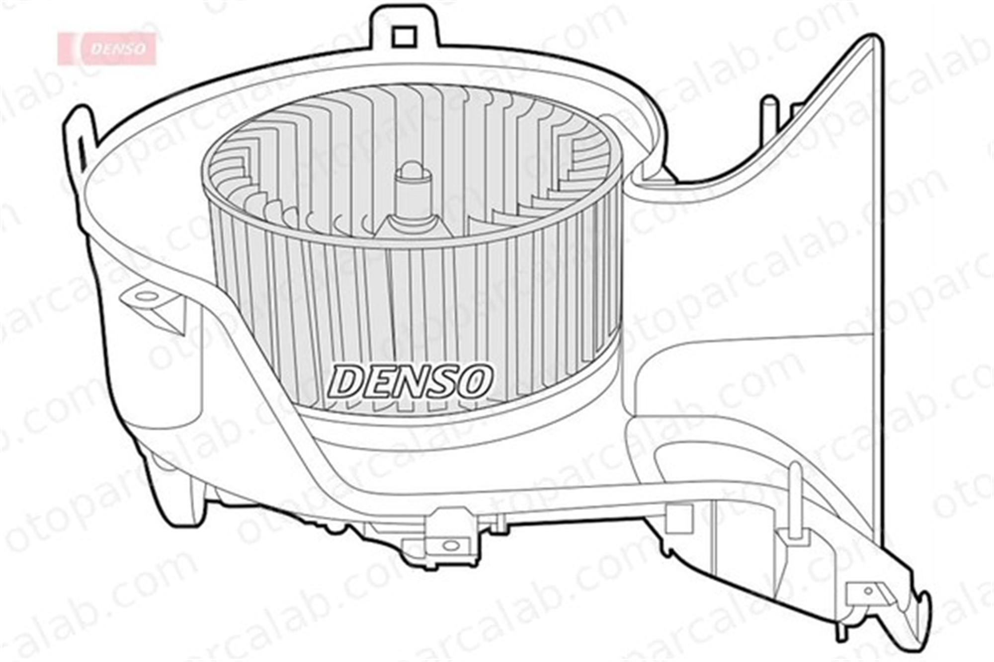 DENSO DEA25001 Kalorifer Motoru SAAB 9-3 Station wagon 9-3 DEA25001 12799558