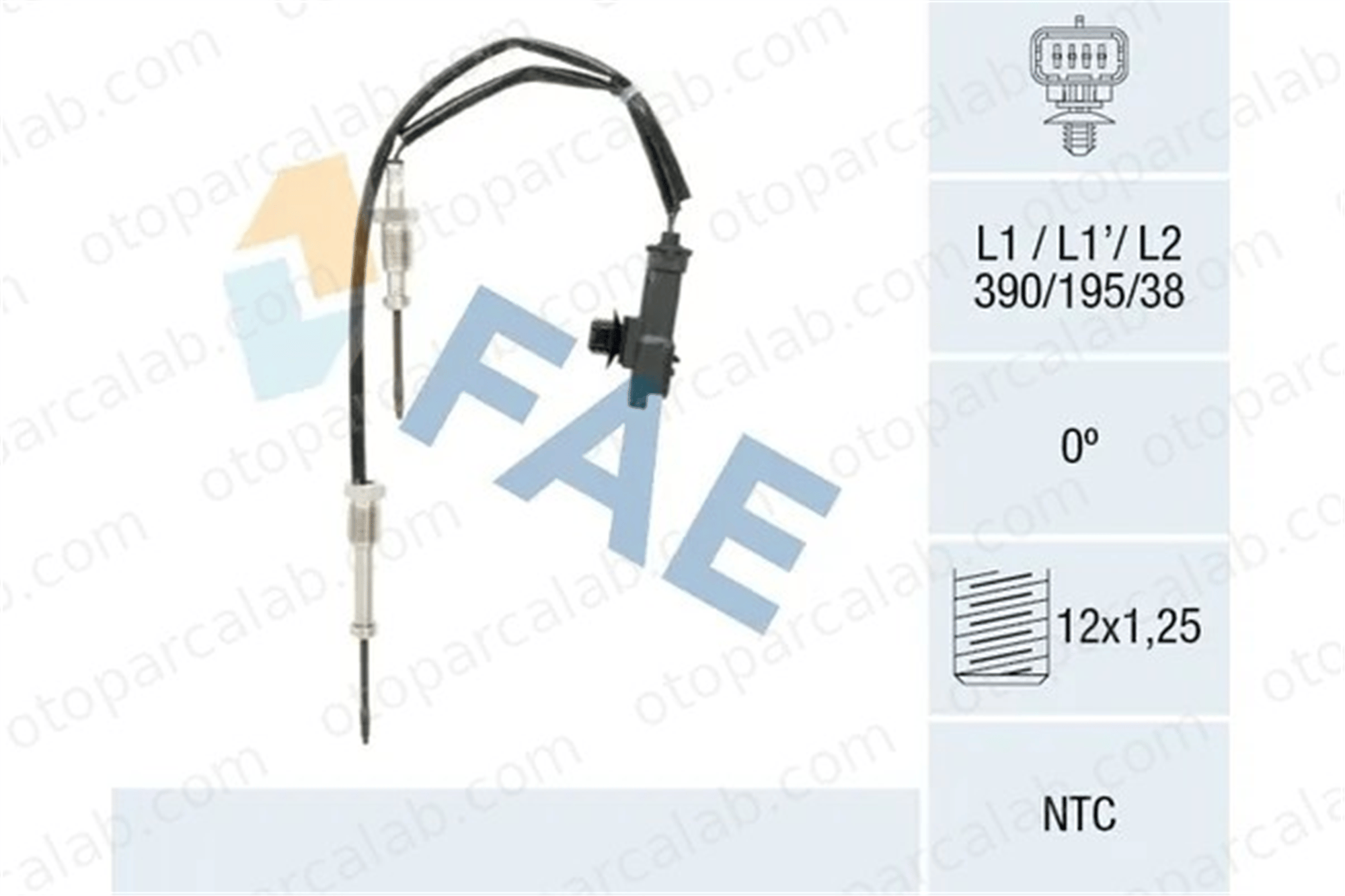 DENSO DET-0158 Egzoz Sıcaklık Sensörü PEUGEOT 2008 I CITROËN BERLINGO Kasa/büyük limuzin 3641402 9808312080