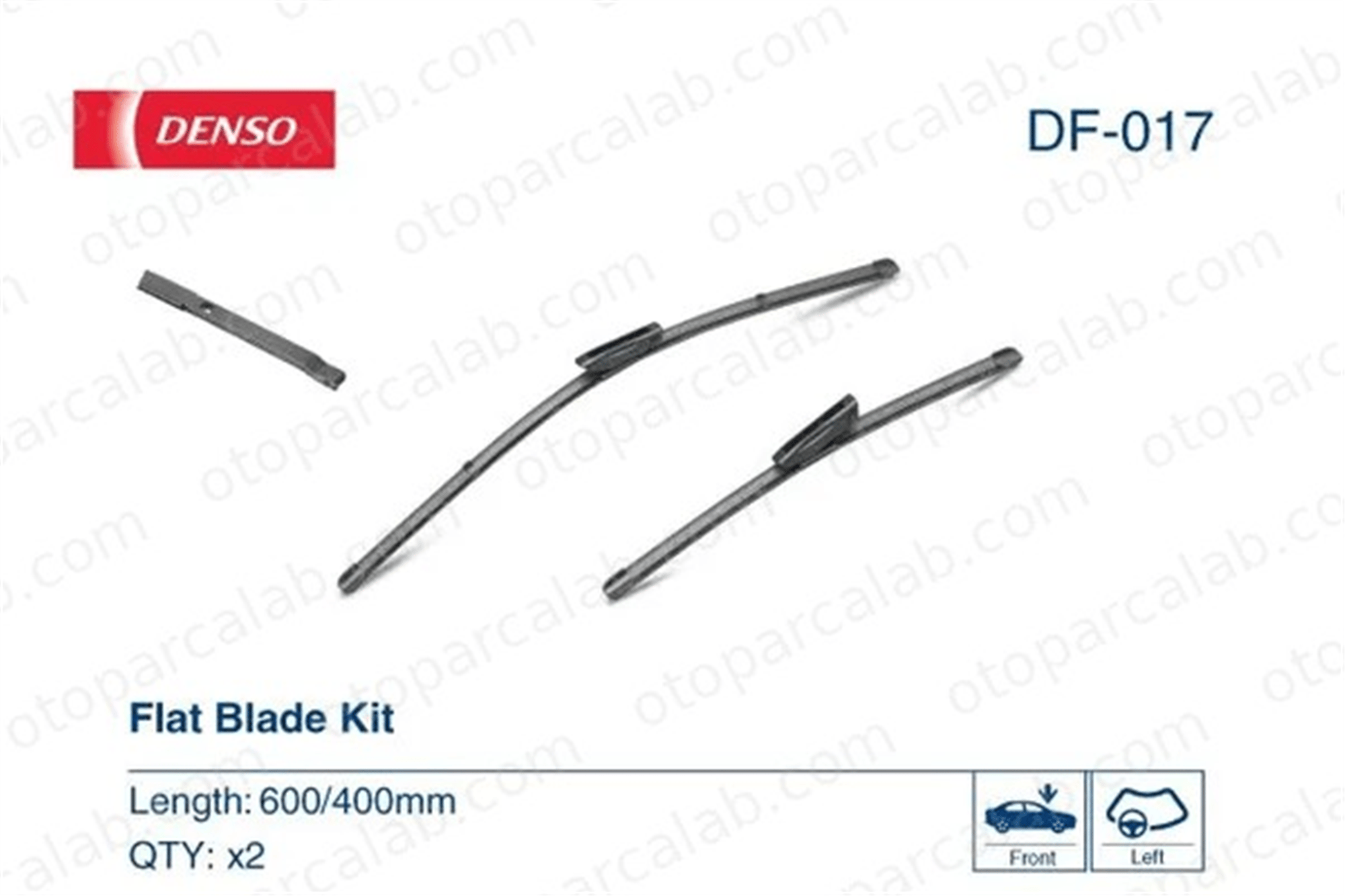 DENSO DF-017 Silecek Süpürgesi Ön 600/400 mm - 24/16 inç RENAULT MEGANE III Hatchback CLIO III 288902593R 1609068980