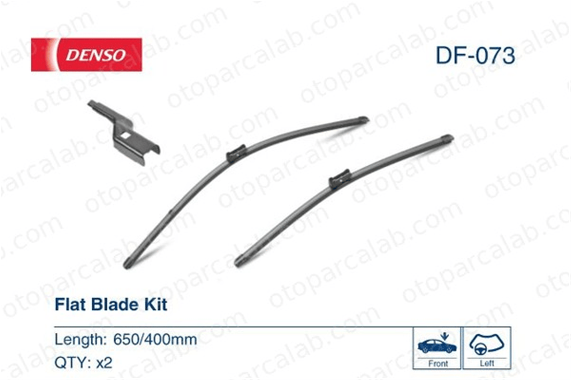 DENSO DF-073 Silecek Süpürgesi Ön 650/450 mm - 26/18 inç SEAT LEON ST LEON 61612407288 39123538