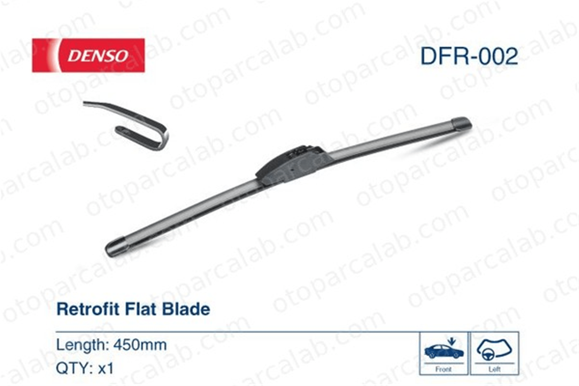 DENSO DFR-002 Silecek Süpürgesi Ön Muz Tip 450 mm - 18 inç RENAULT CLIO II OPEL ASTRA G Station wagon 1H0955427