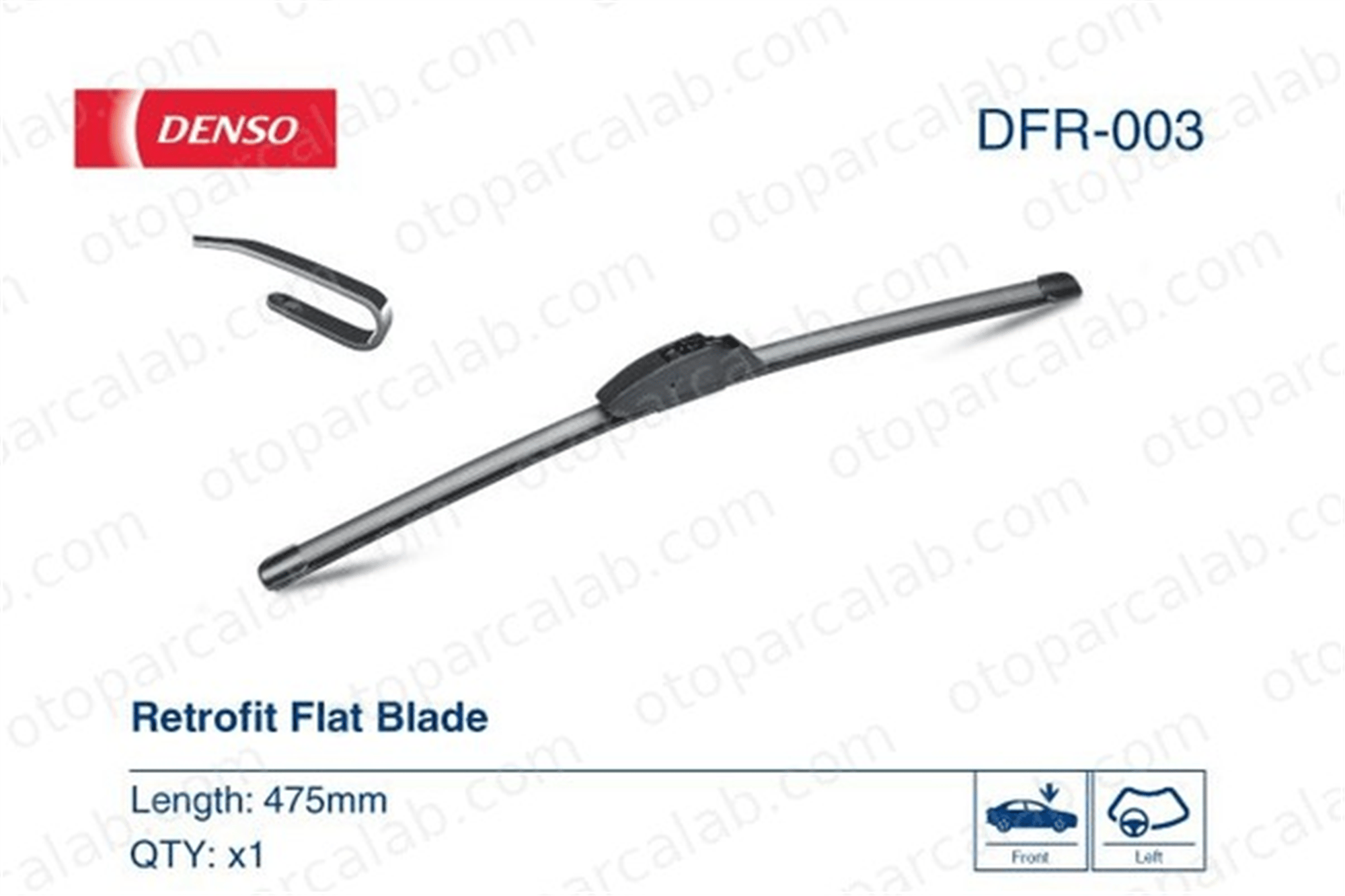 DENSO DFR-003 Silecek Süpürgesi Ön 475 mm - 19 inç VW BORA I GOLF IV 1148887
