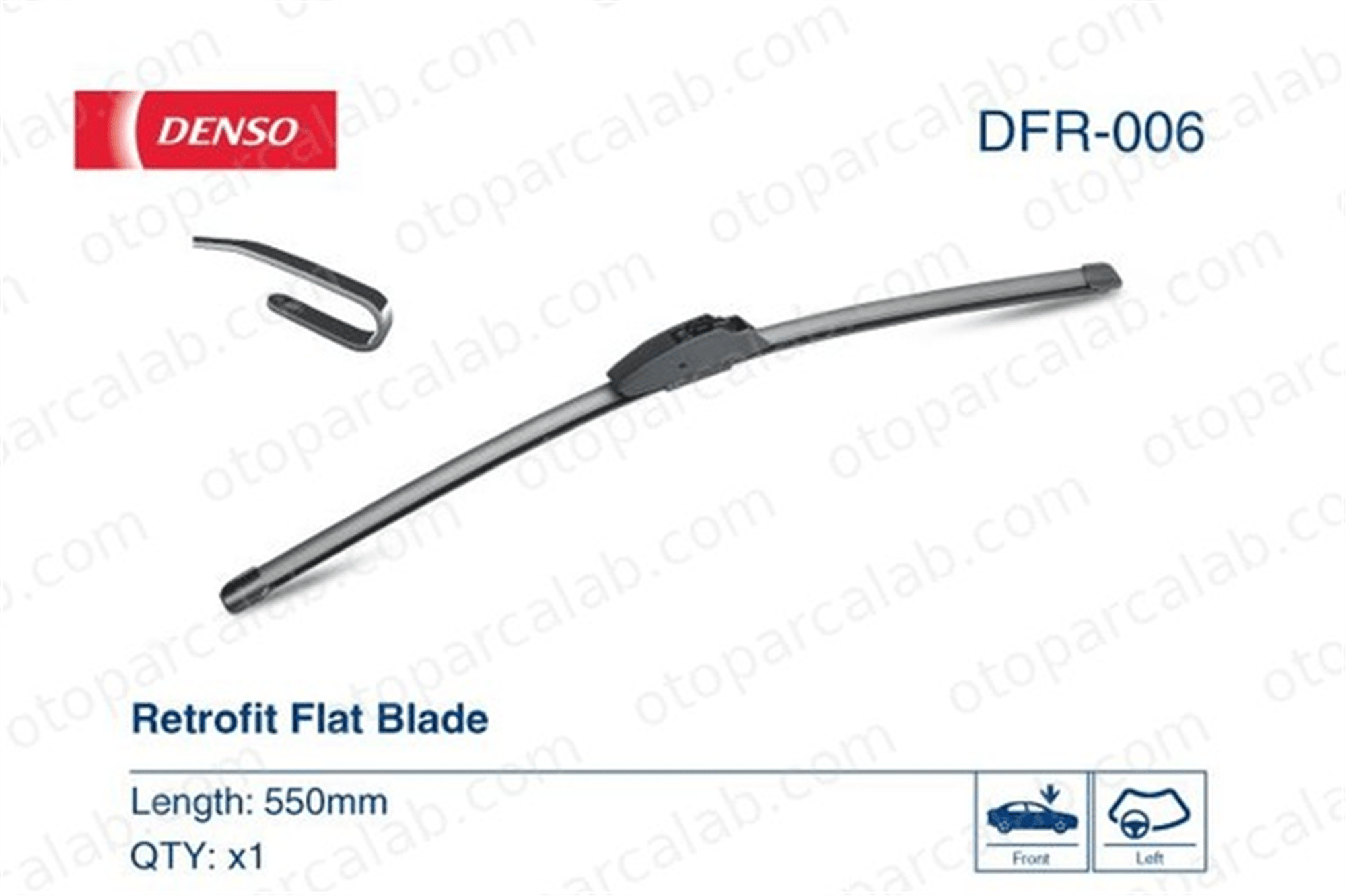 DENSO DFR-006 Silecek Süpürgesi Ön 550 mm - 22 inç AUDI A6 C5 Avant A6 C5