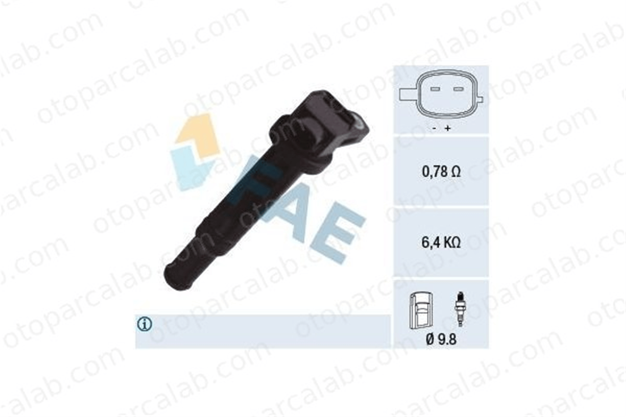 DENSO DIC-0206 Ateşleme Bobini HYUNDAI GRANDEUR 134012 273013E400