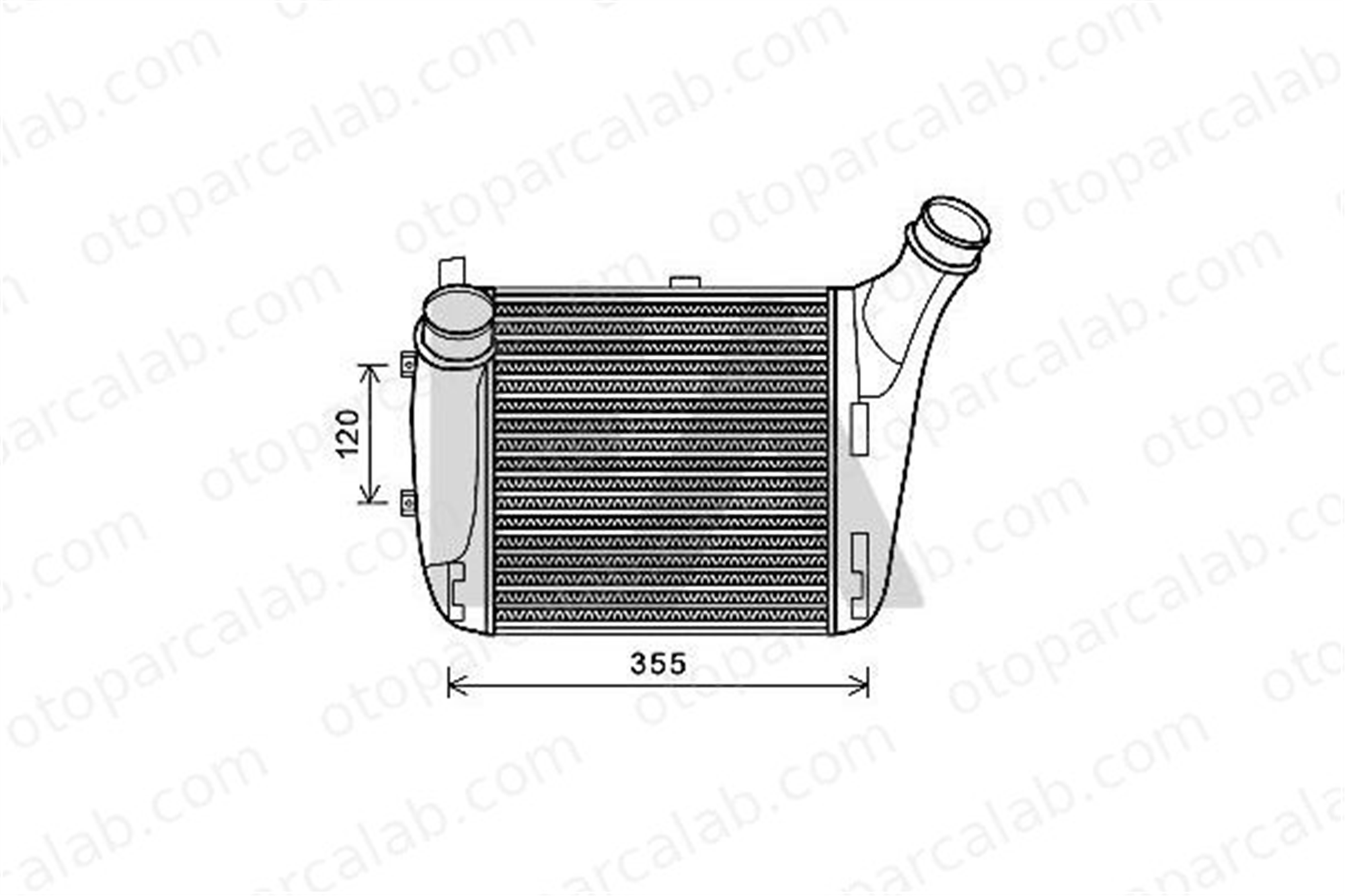 DENSO DIT02031 Turbo Radyatörü AUDI Q7 DIT02031 4L0145804B