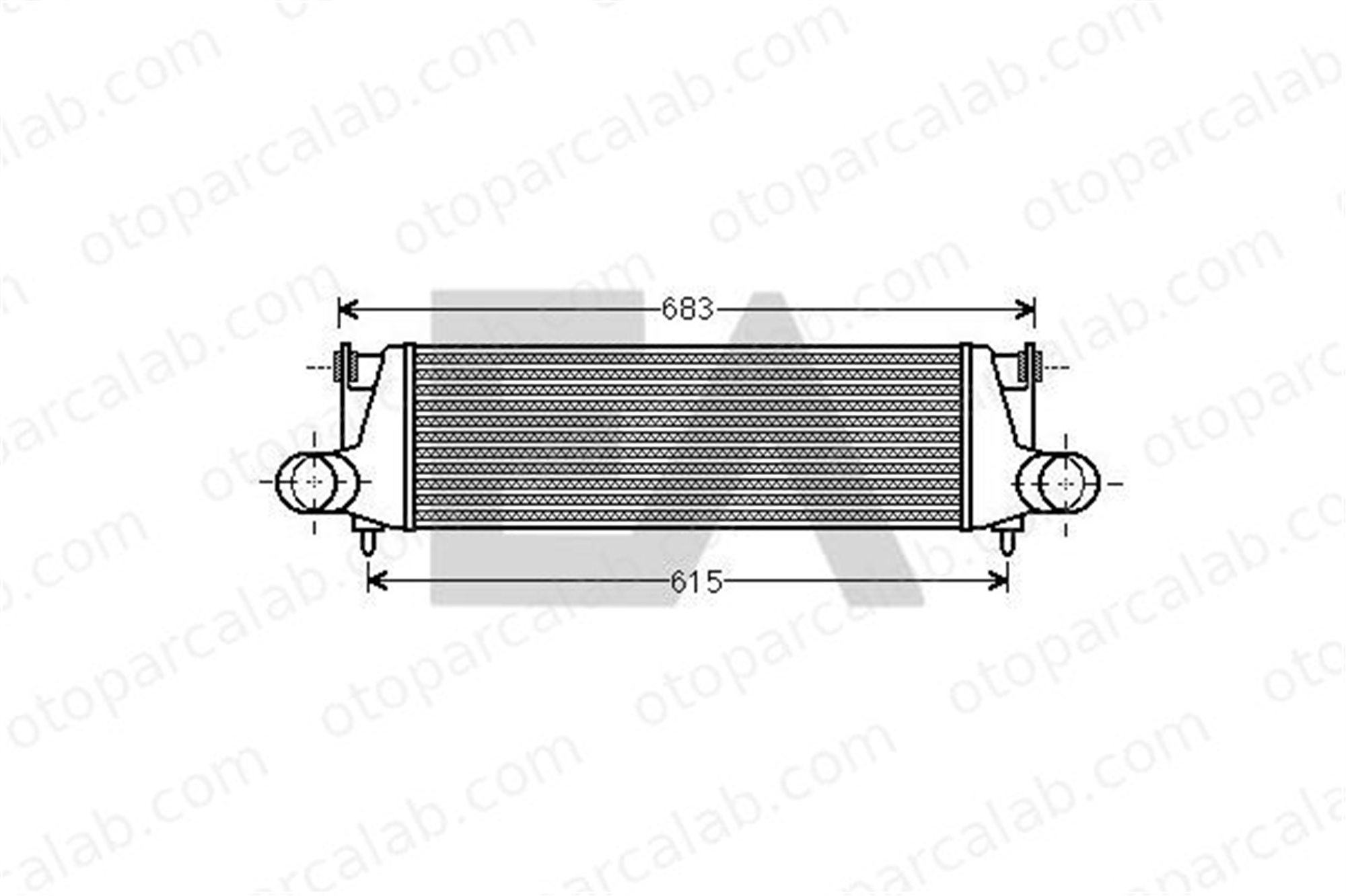 DENSO DIT02035 Turbo Radyatörü AUDI TT TT Roadster DIT02035 4J0145803