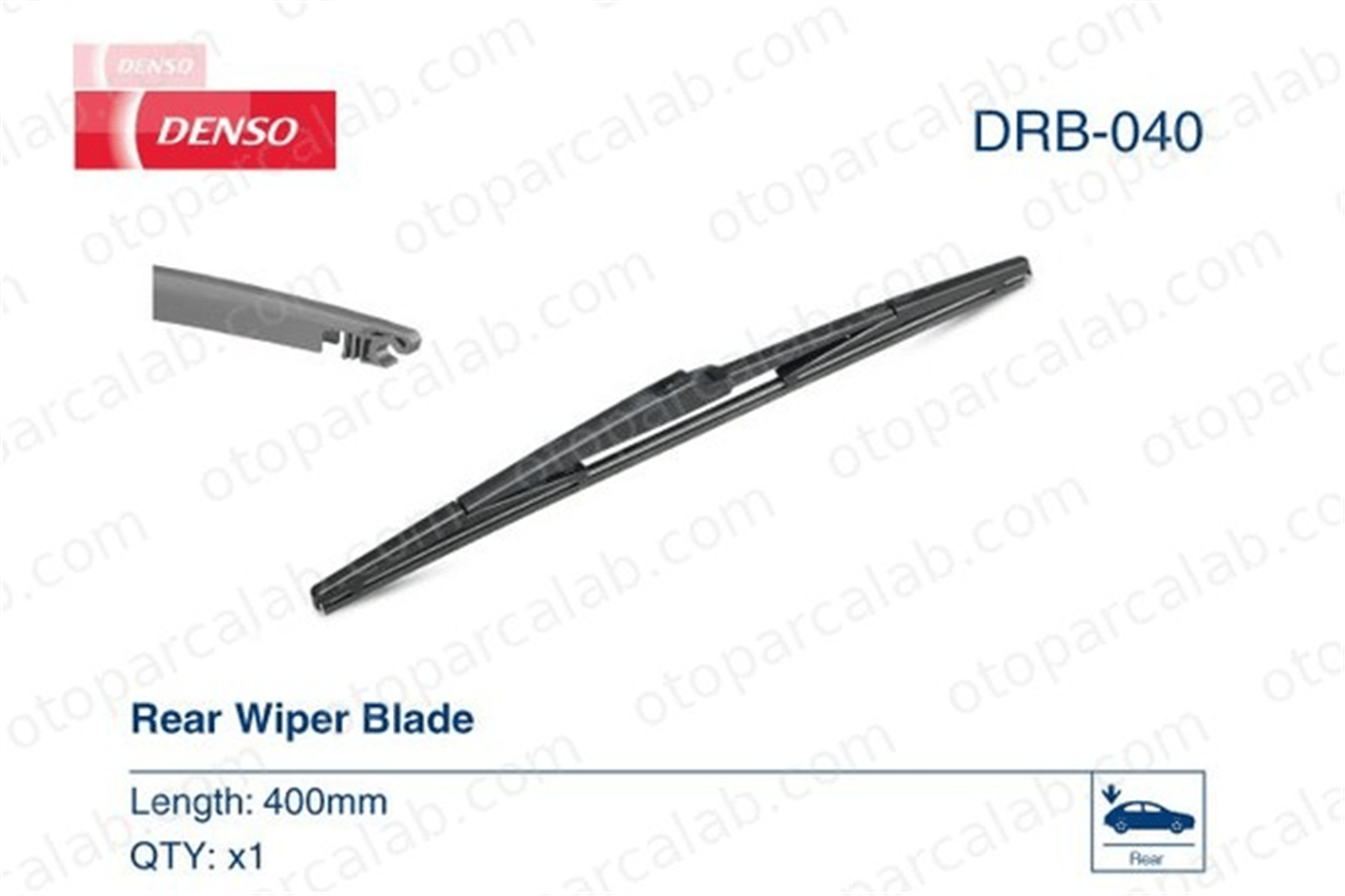 DENSO DRB-040 Silecek Süpürgesi Arka 400 mm - 16 inç LEXUS RX TOYOTA YARIS VERSO 8524260090 8521410100