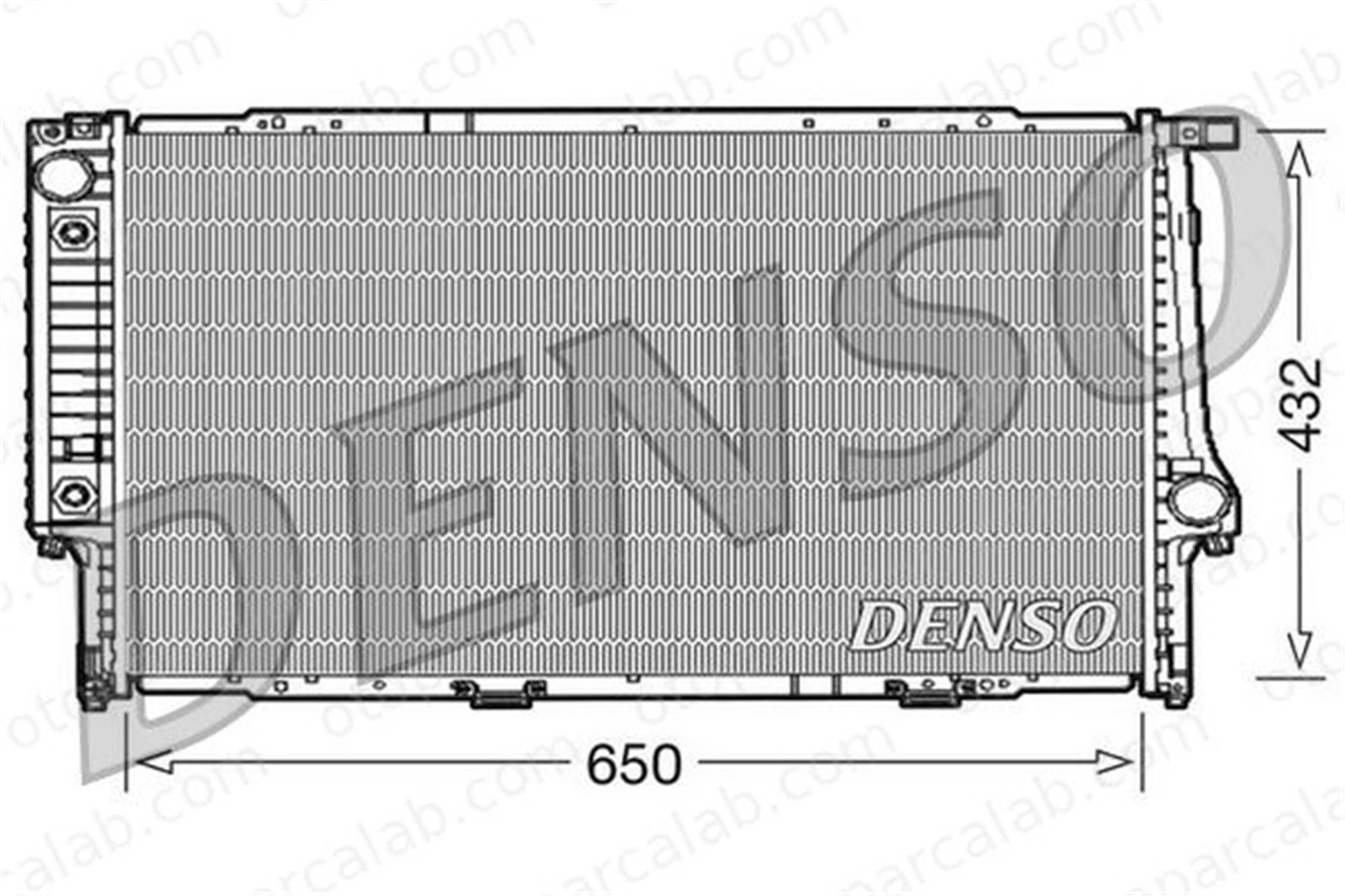 DENSO DRM05062 Su Radyatörü BMW 7 5 DRM05062 17111723398
