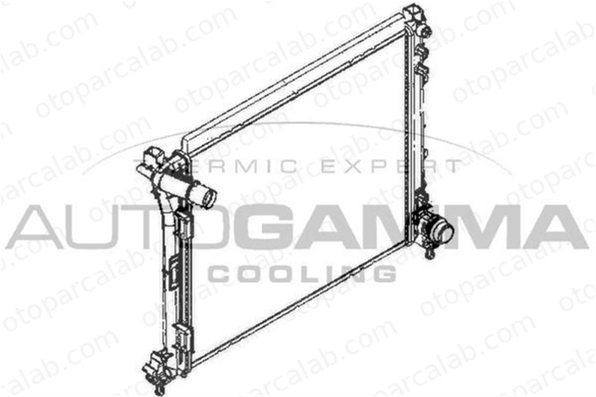 DENSO DRM09006 Su Radyatörü FIAT PANDA PANDA VAN DRM09006 51957502