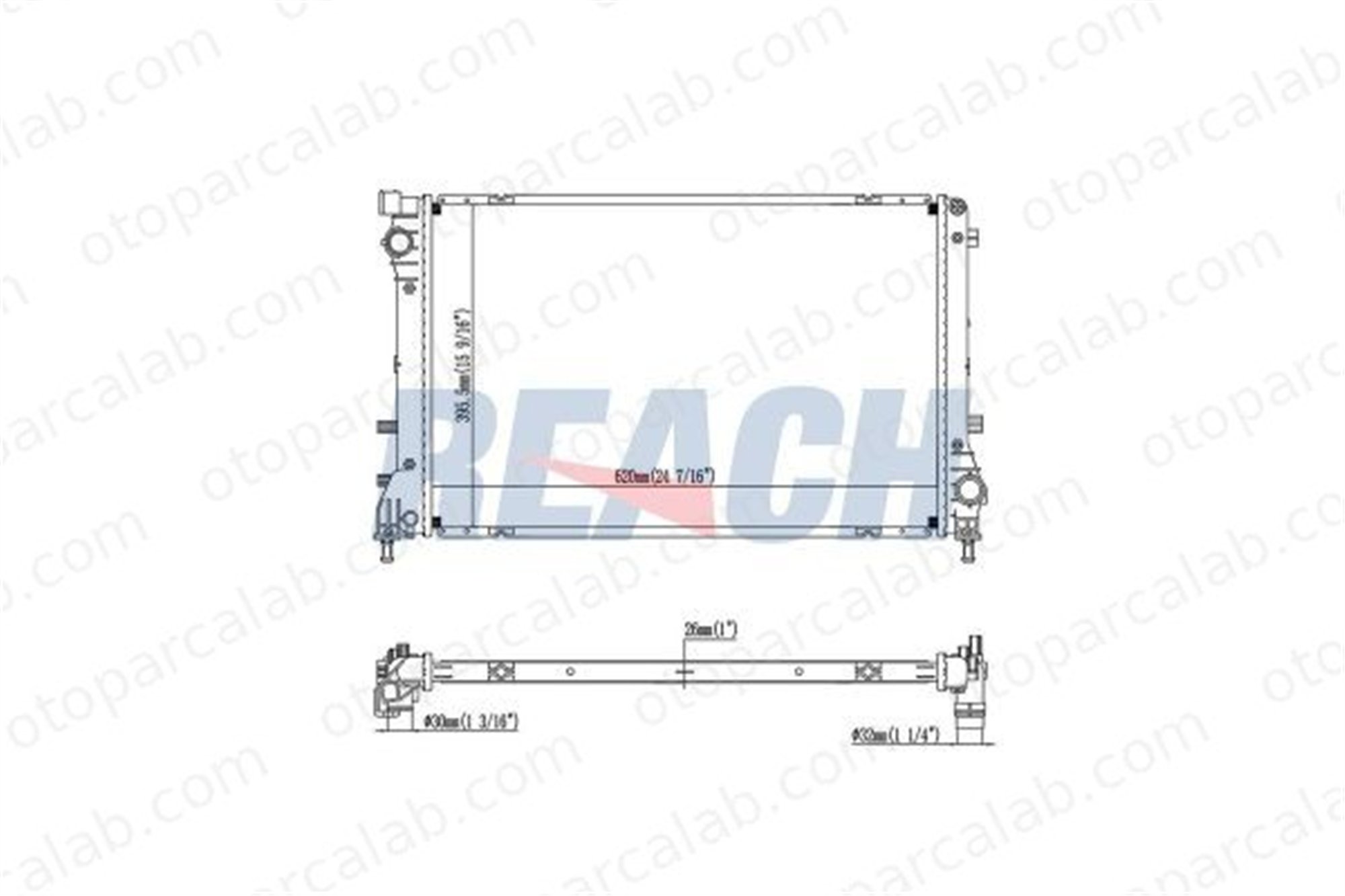 DENSO DRM09163 Su Radyatörü ABARTH 500 / 595 / 695 500C / 595C / 695C DRM09163 51819061