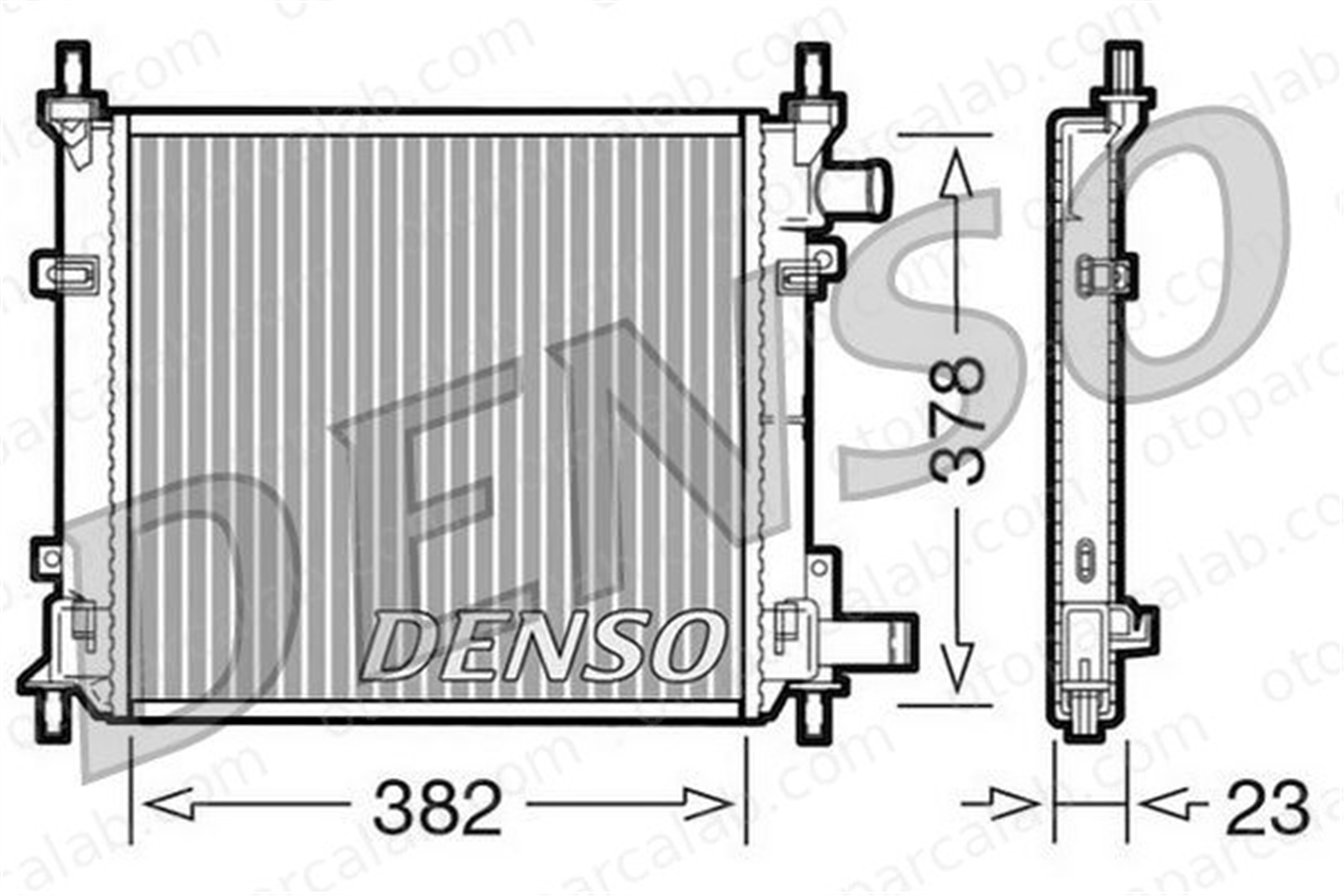 DENSO DRM10060 Su Radyatörü FORD KA XS5H8005EA 97KB8005CA